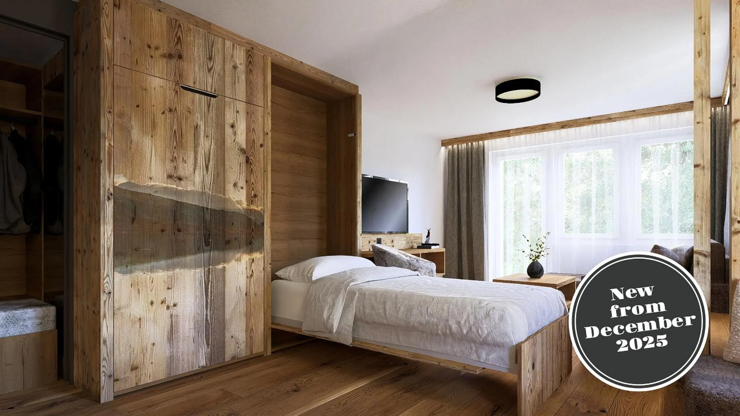 Bed in La Perle Apartments