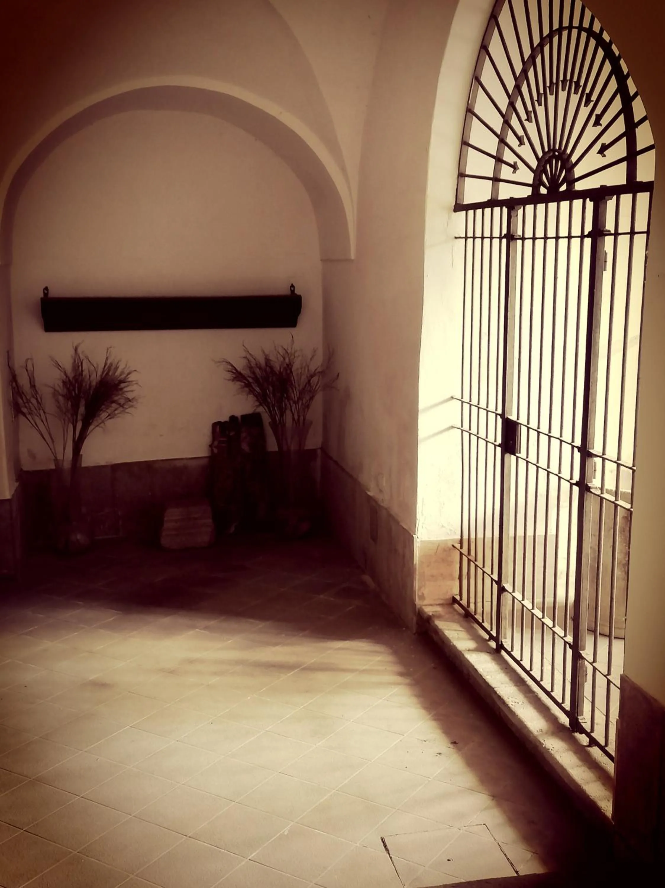 Patio in B&B Palazzo Lanza