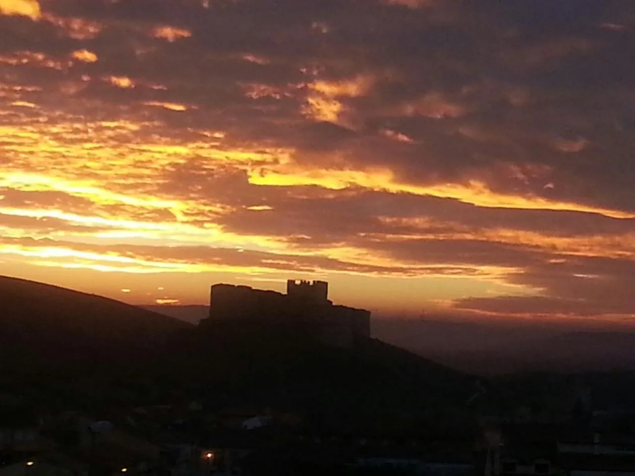 Sunrise in Hotel Las Casas de Pandreula