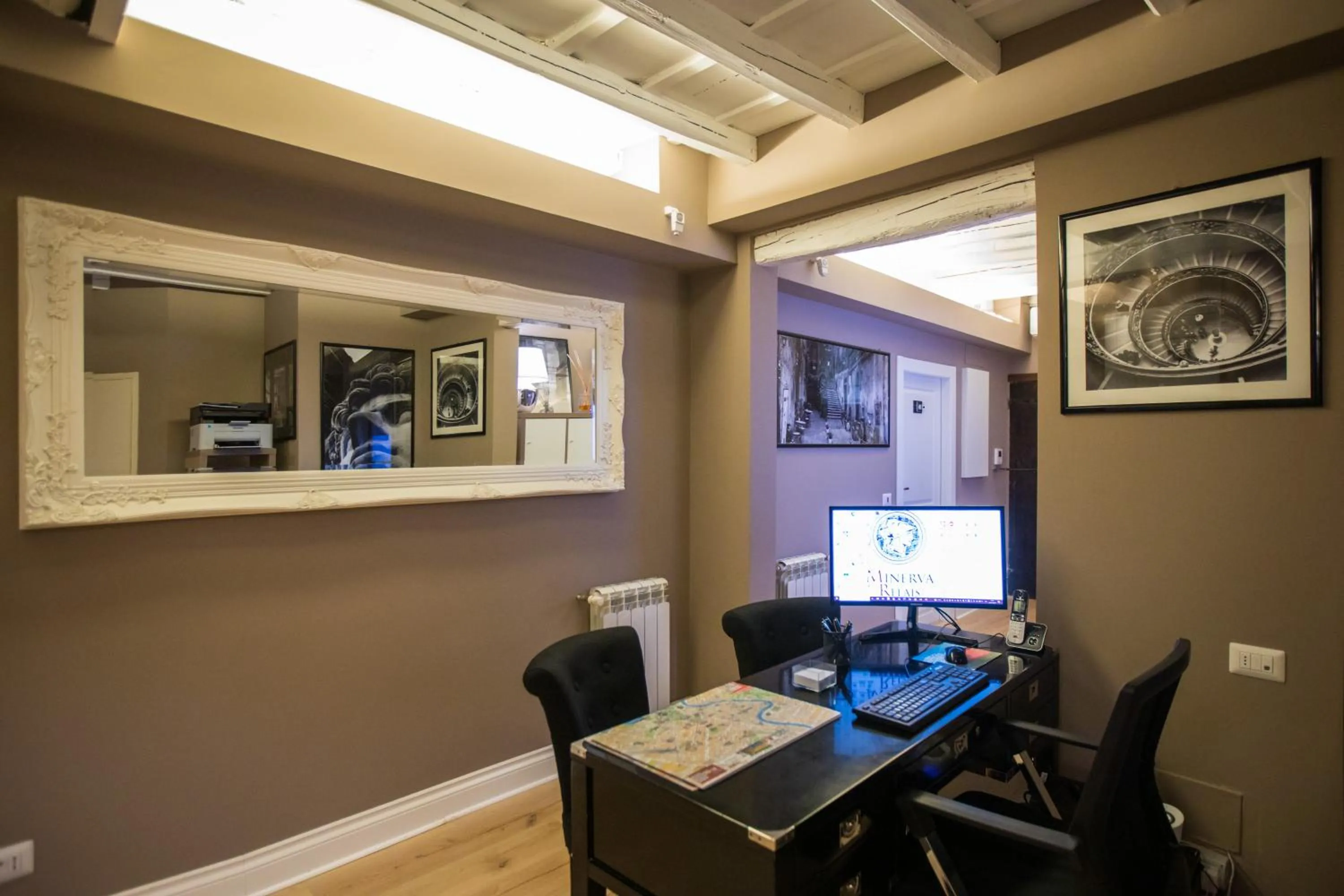 Lobby or reception in Minerva Relais