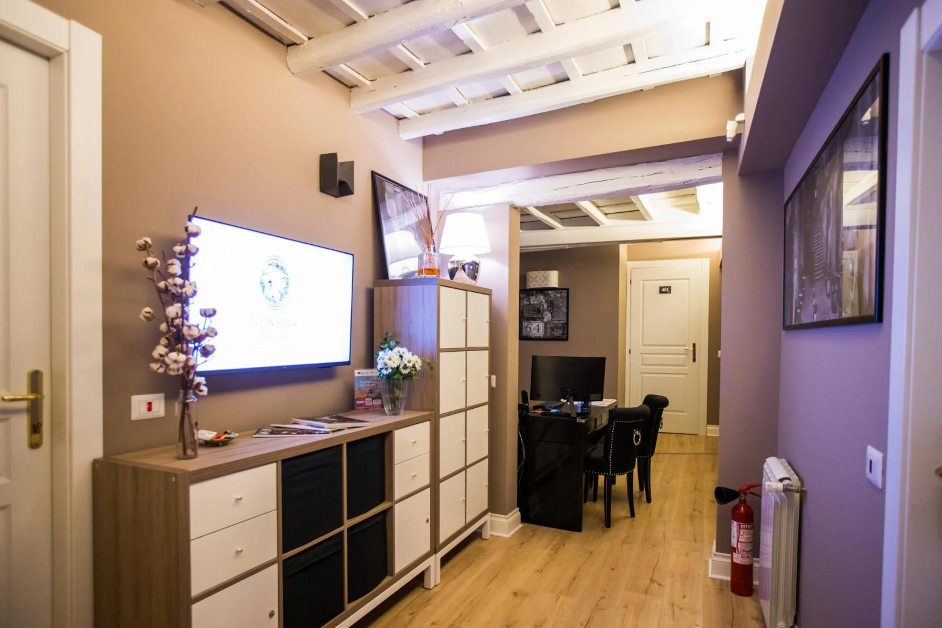 Lobby or reception in Minerva Relais