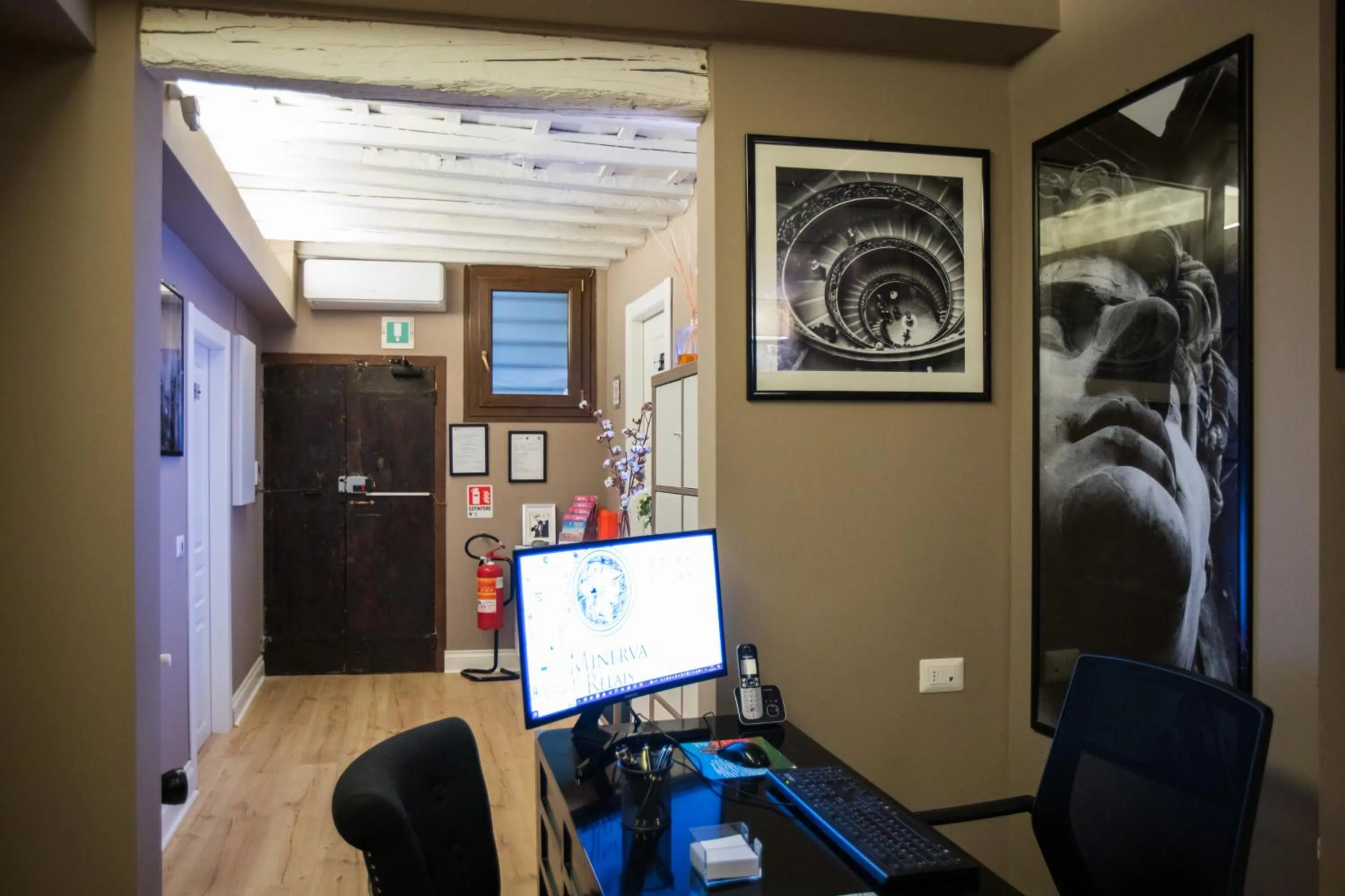 Lobby or reception in Minerva Relais