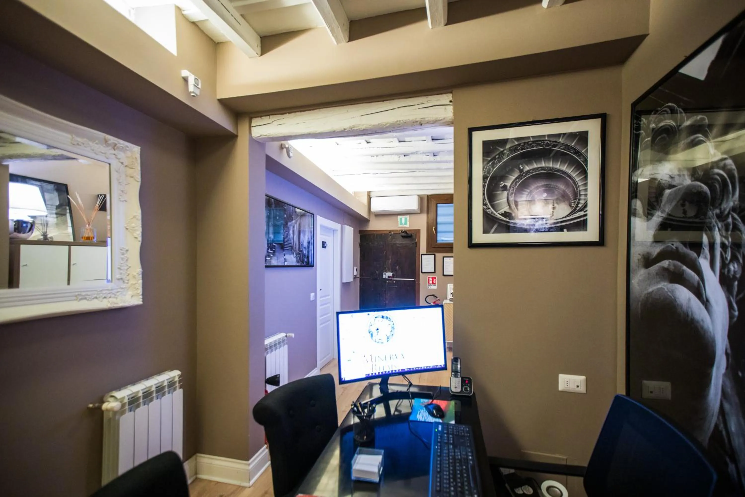 Lobby or reception in Minerva Relais