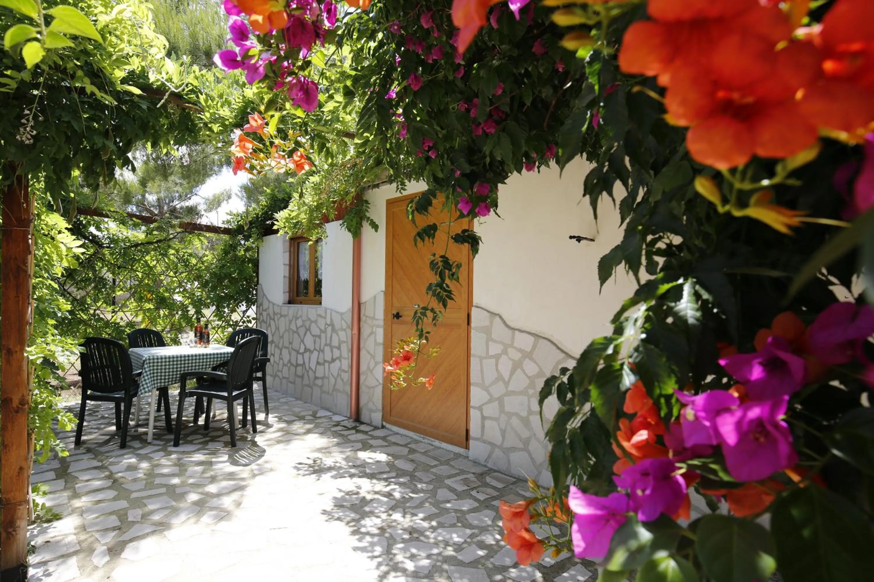Patio in Agriturismo Posta Pastorella