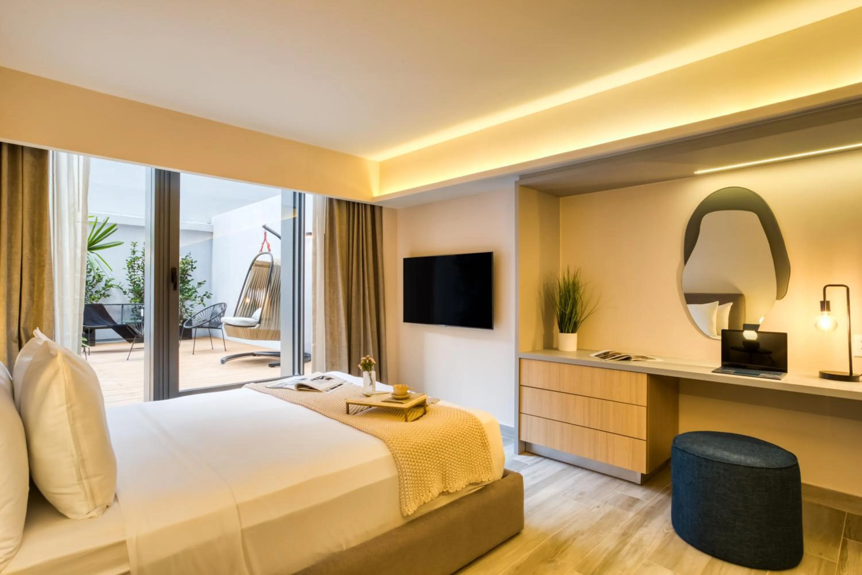 Patio, Bed in ULIV Parque Lincoln