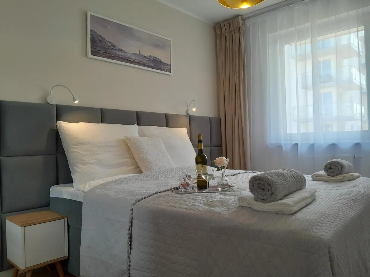 Bed in Arte Porta Mare przytulny apartament blisko morza z miejscem parkingowym