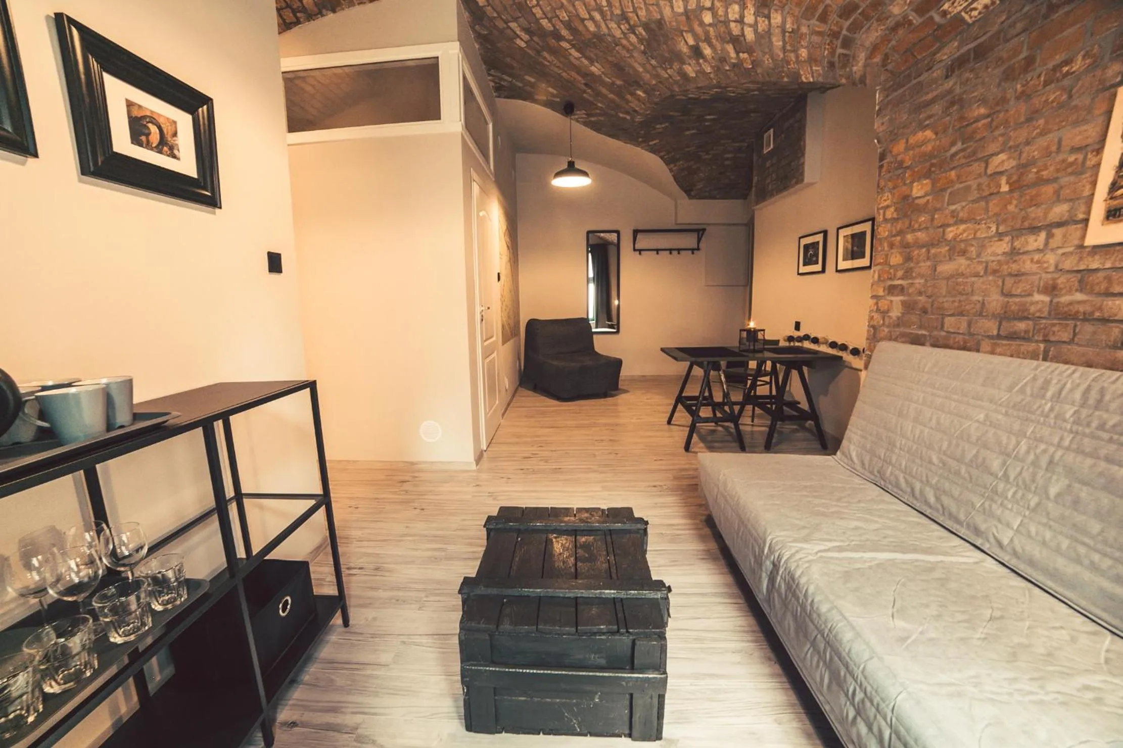 Living room in Twierdza Toruń - Fort IV