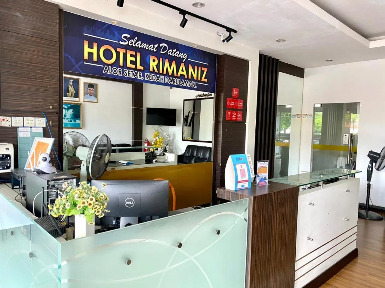 Logo/Certificate/Sign in Rimaniz Hotel Alor Setar