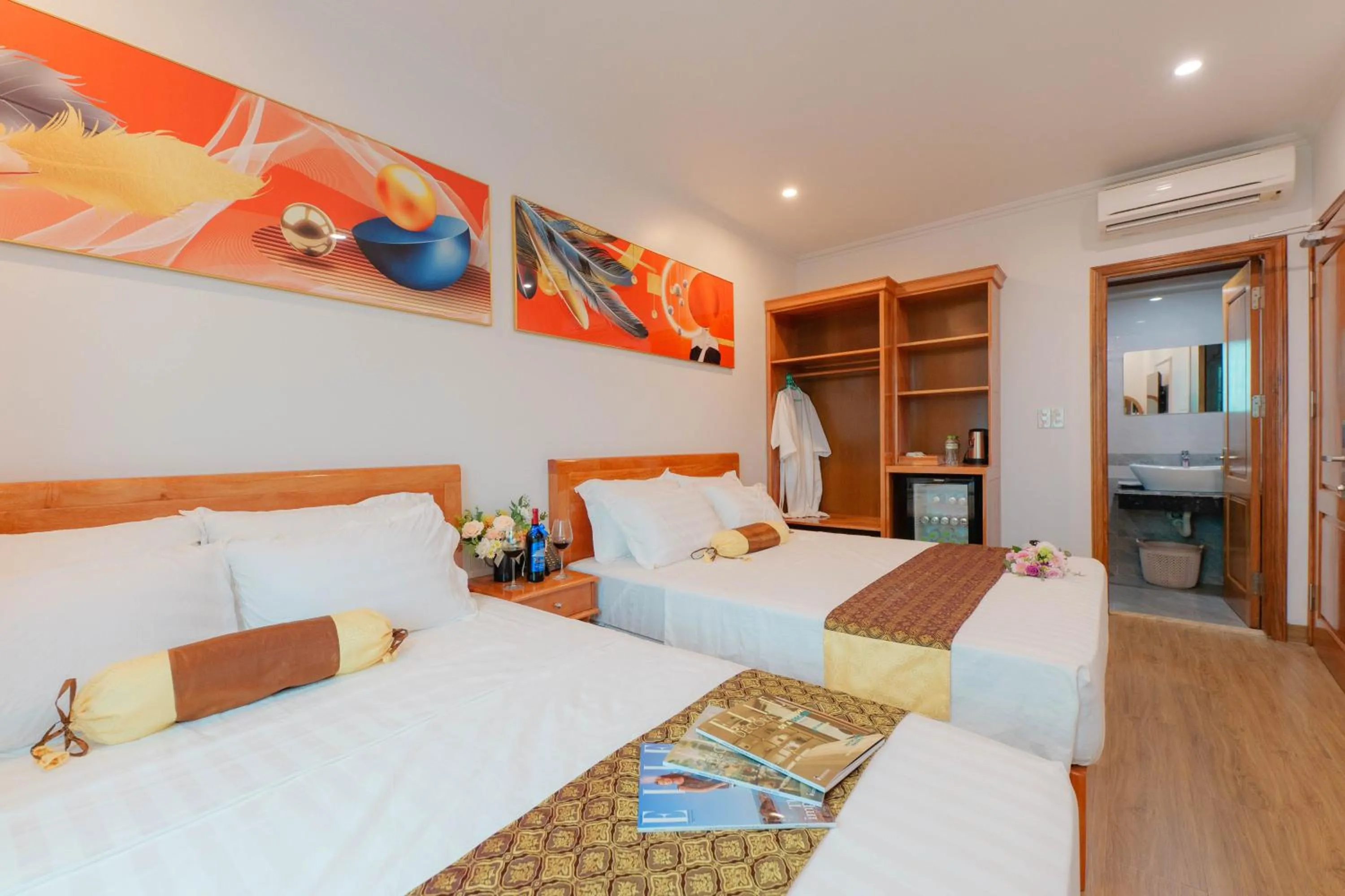 Photo of the whole room, Bed in Tuan Nam Hotel