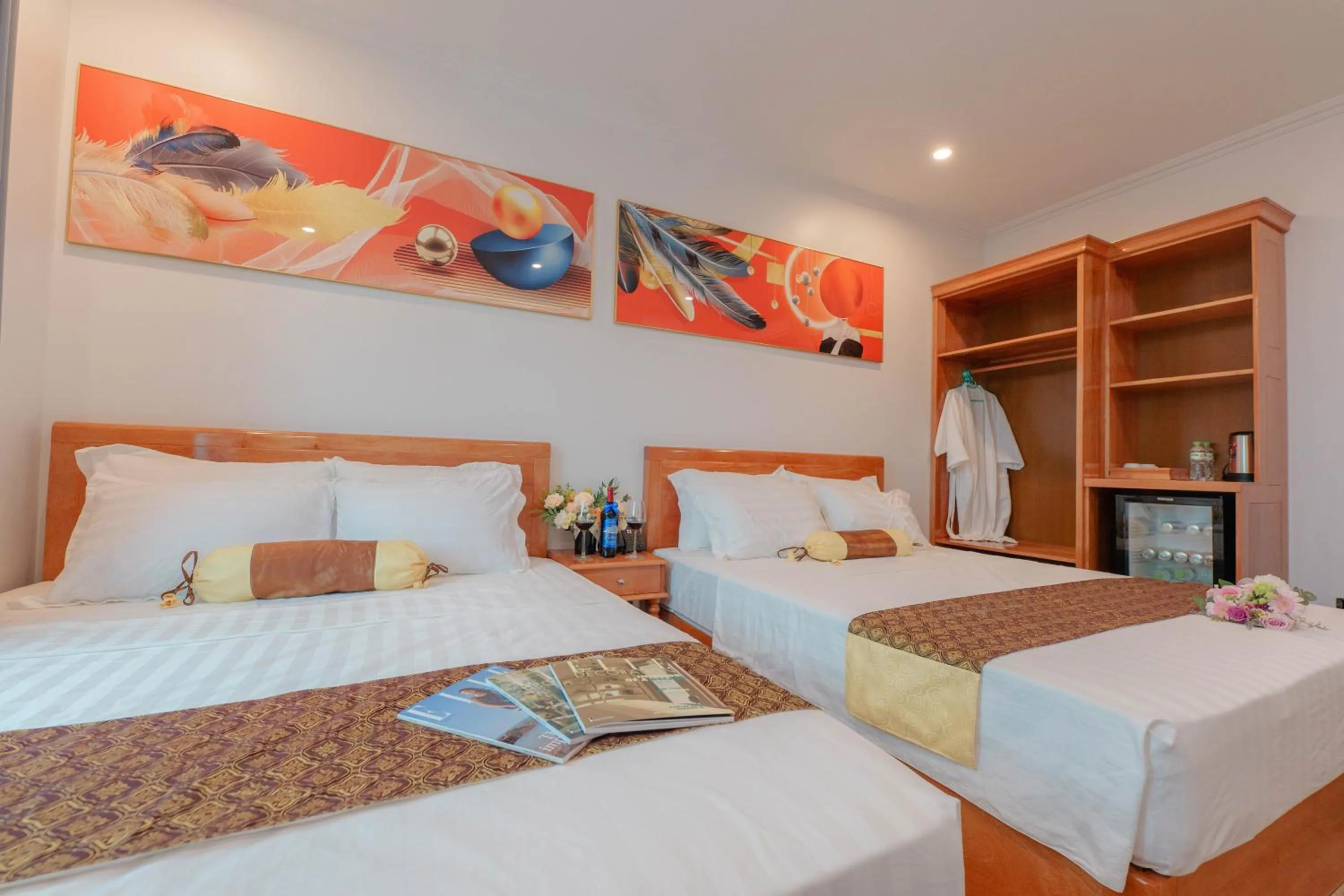 Bed in Tuan Nam Hotel