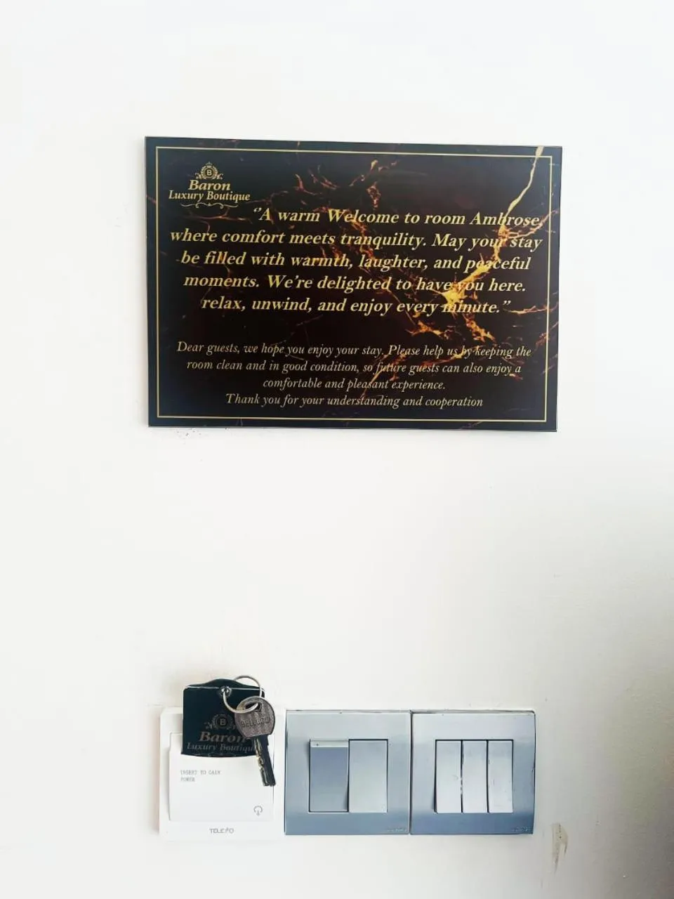 Living room in Baron Luxury Boutique