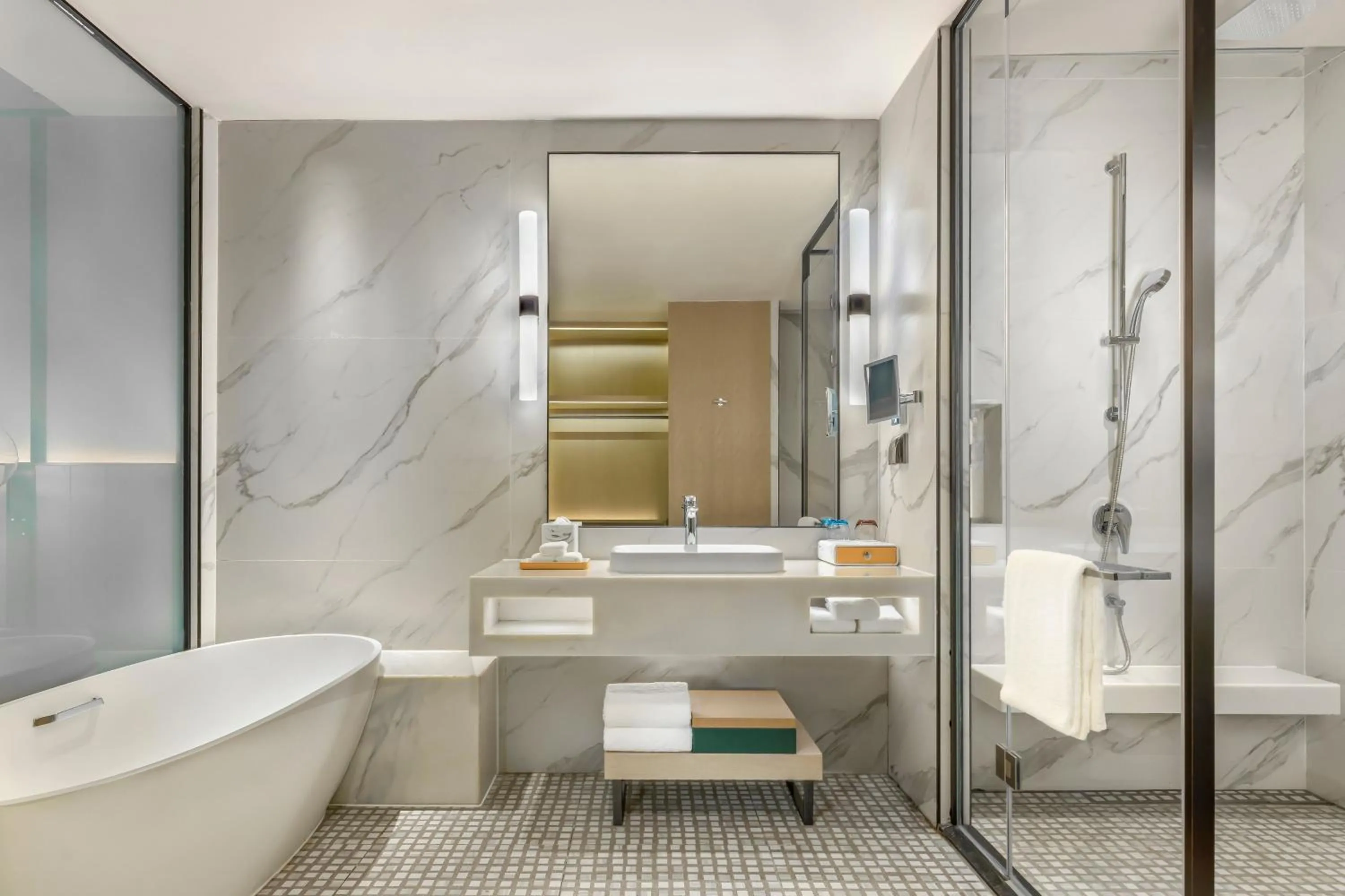 Bathroom in Element Guangzhou Baiyun