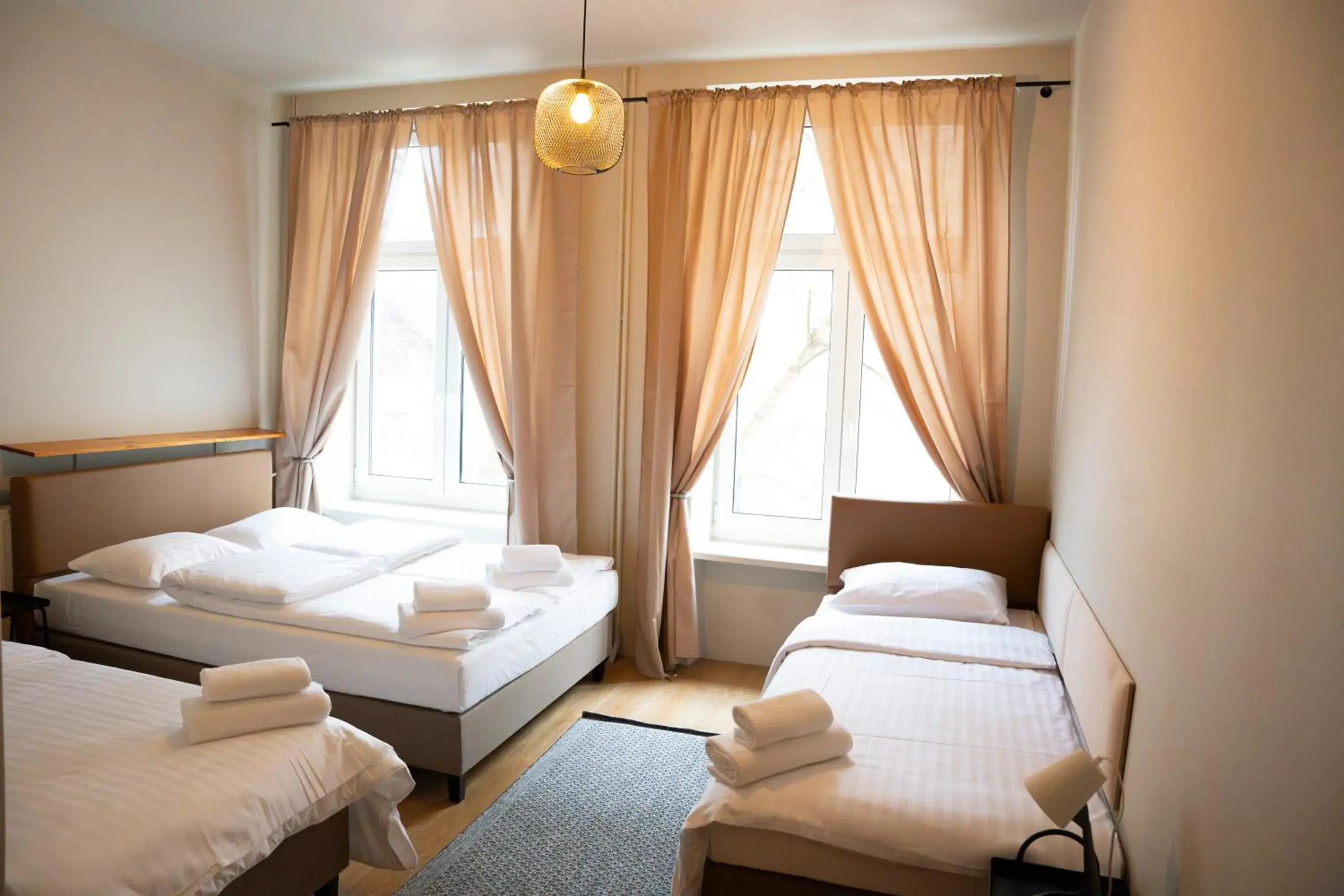 Quadruple Room with Bathroom in Hostel H360 - dawniej Hotelik Relax Quadruple Room with Bathroom in Hostel H360 - dawniej Hotelik Relax