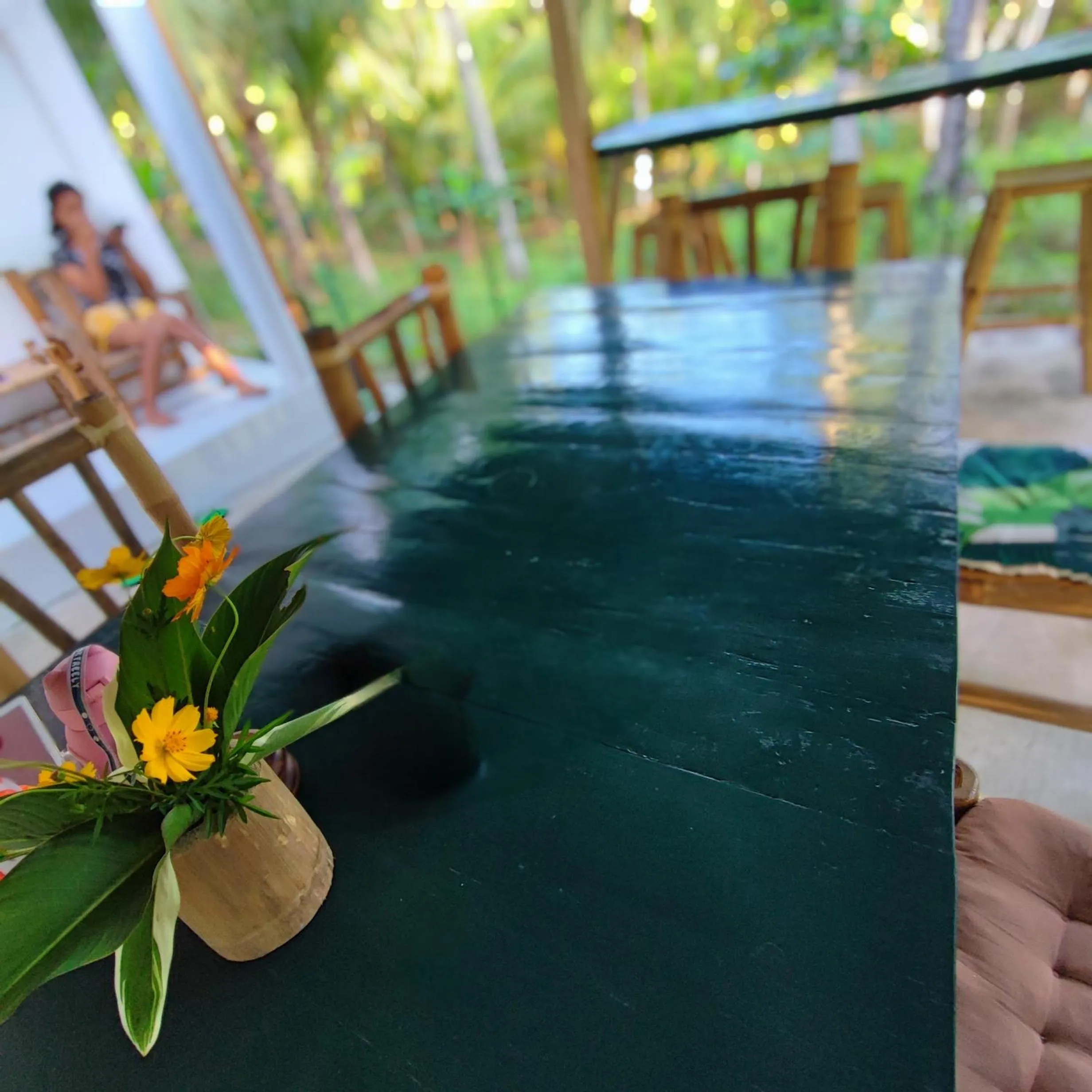 Seating area in Rose Apartments