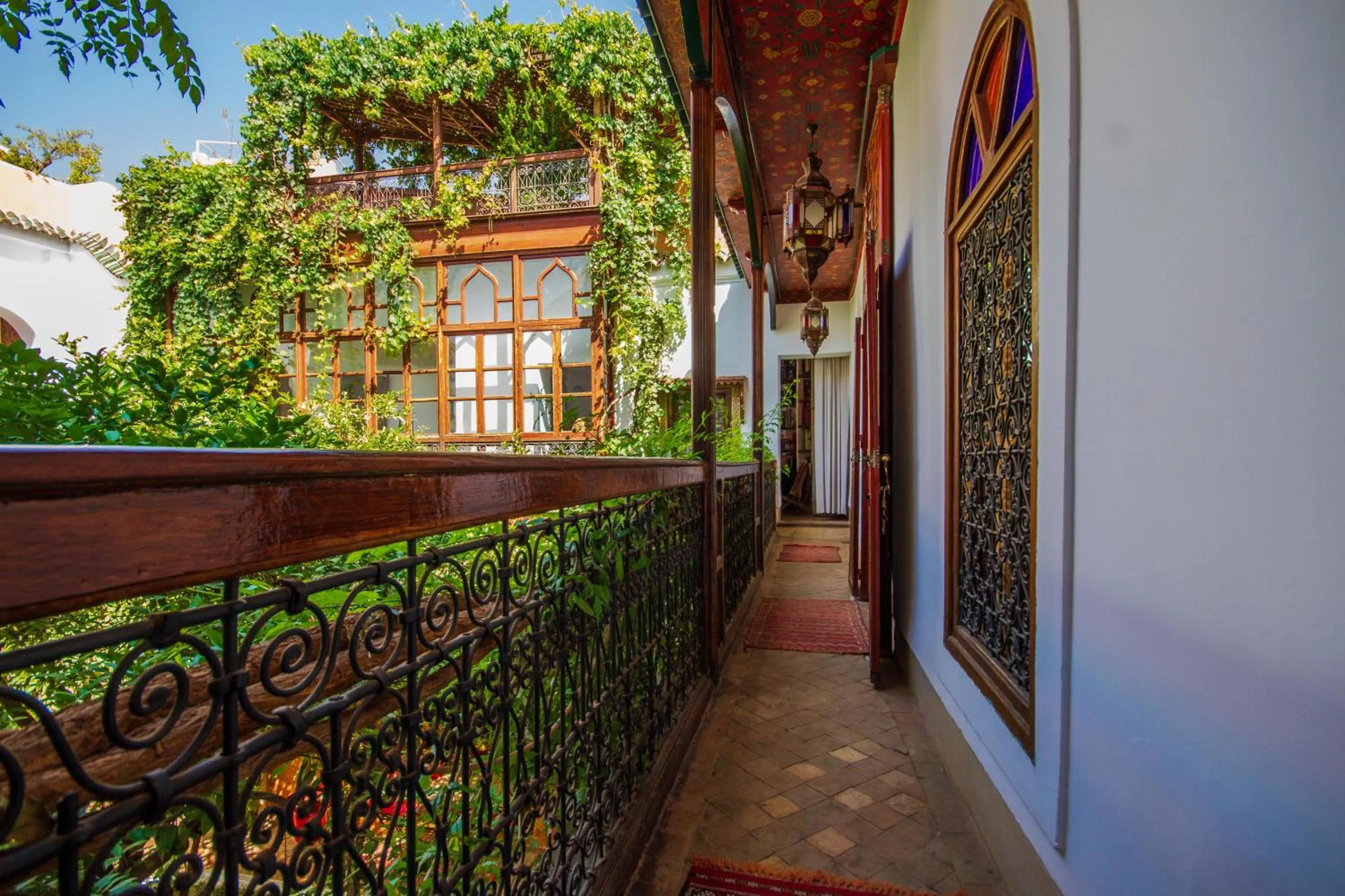 Garden view in Riad Dombaraka
