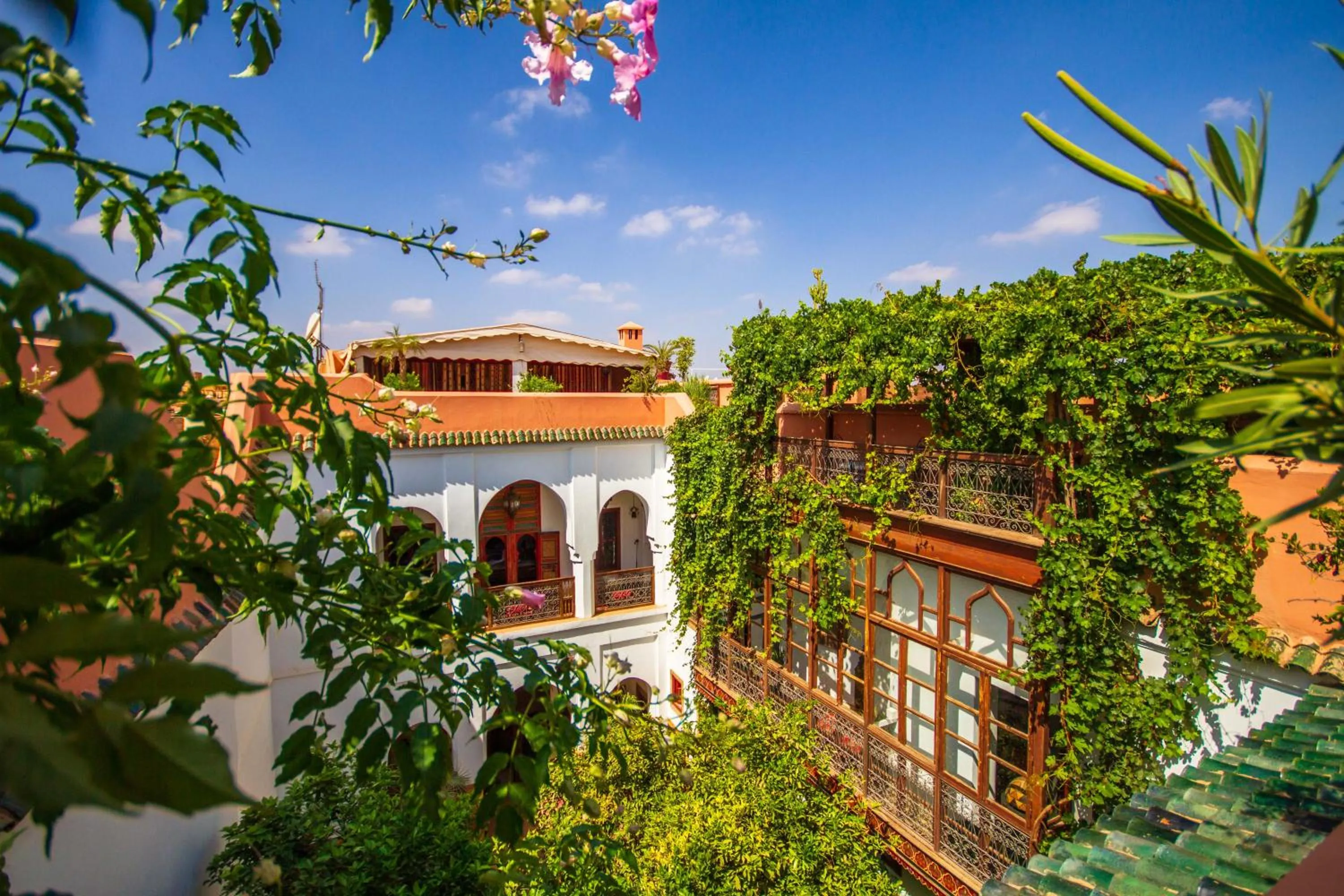 Garden view in Riad Dombaraka