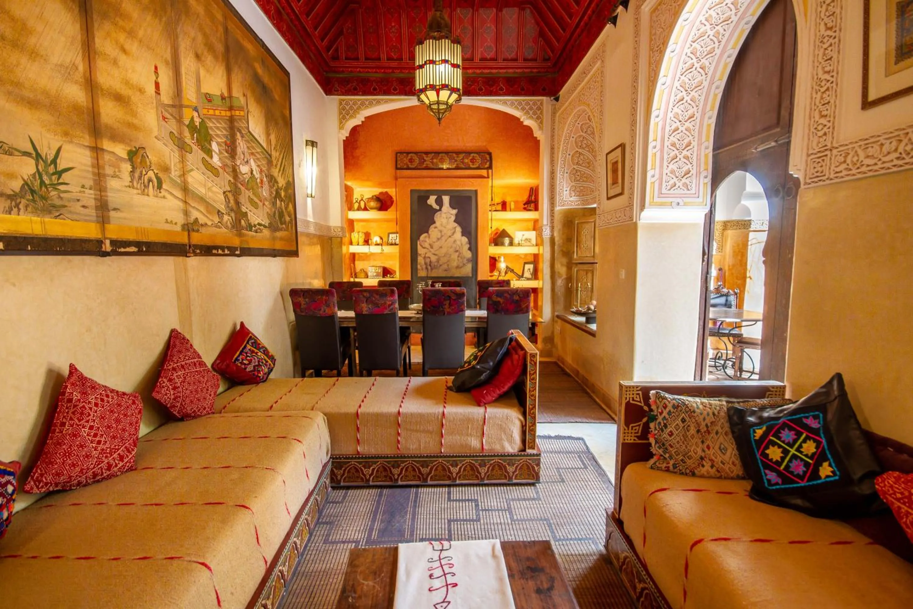 Living room in Riad Dombaraka