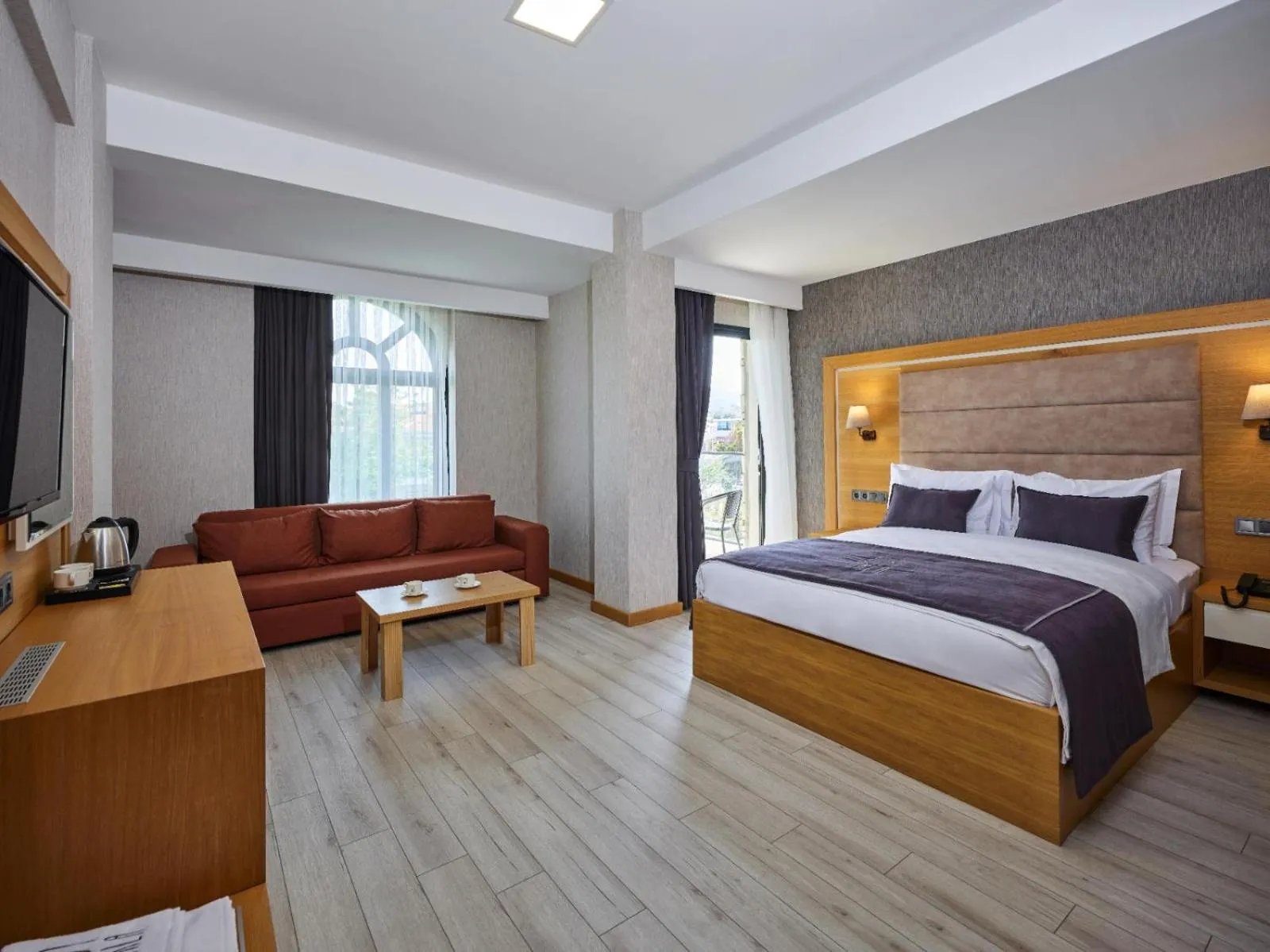 Living room, Bed in Ma-Si Urla Hotel