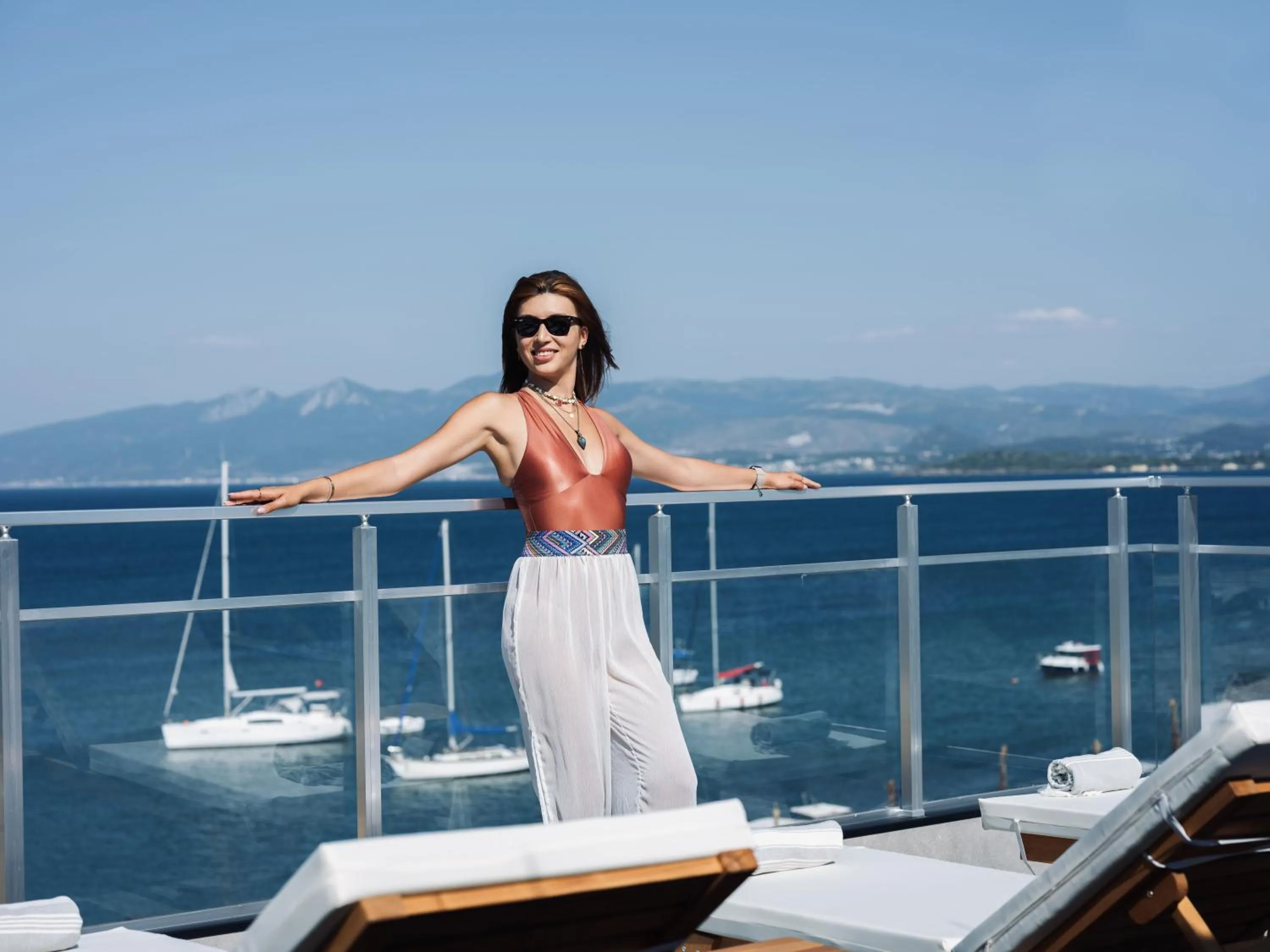 Balcony/Terrace in Ma-Si Urla Hotel