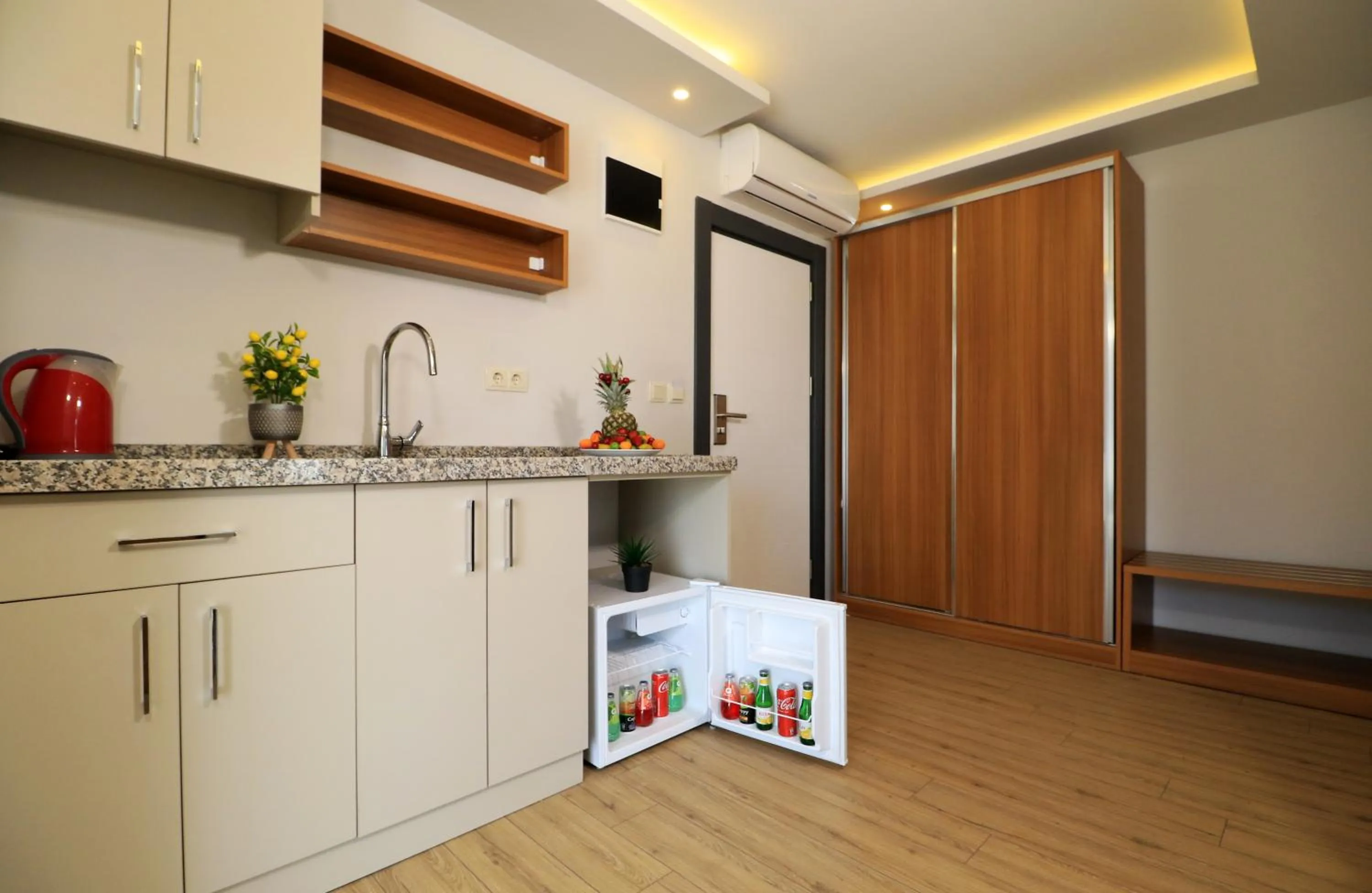 Kitchen or kitchenette in ALMIRCAN HOTEL
