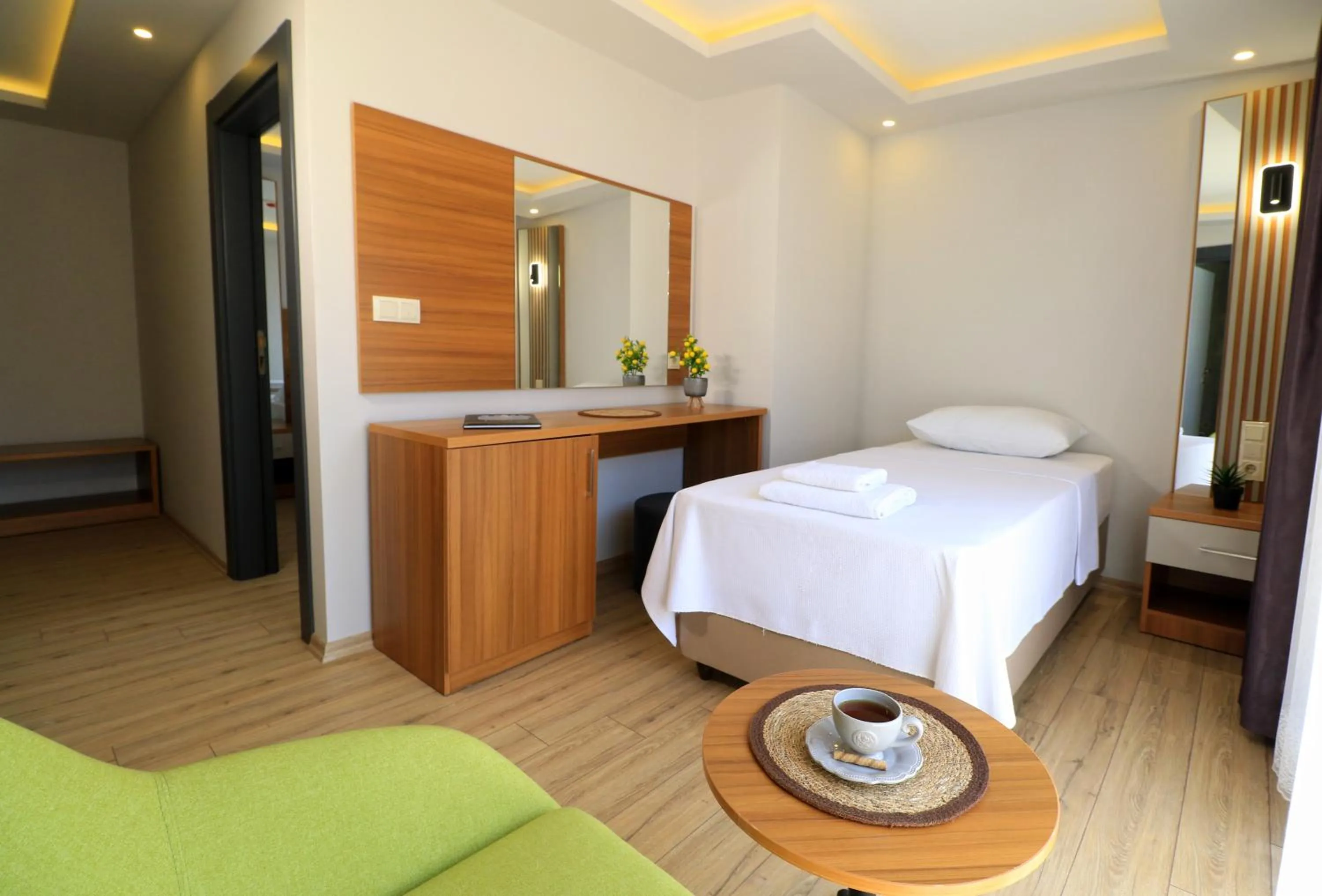 Bed in ALMIRCAN HOTEL