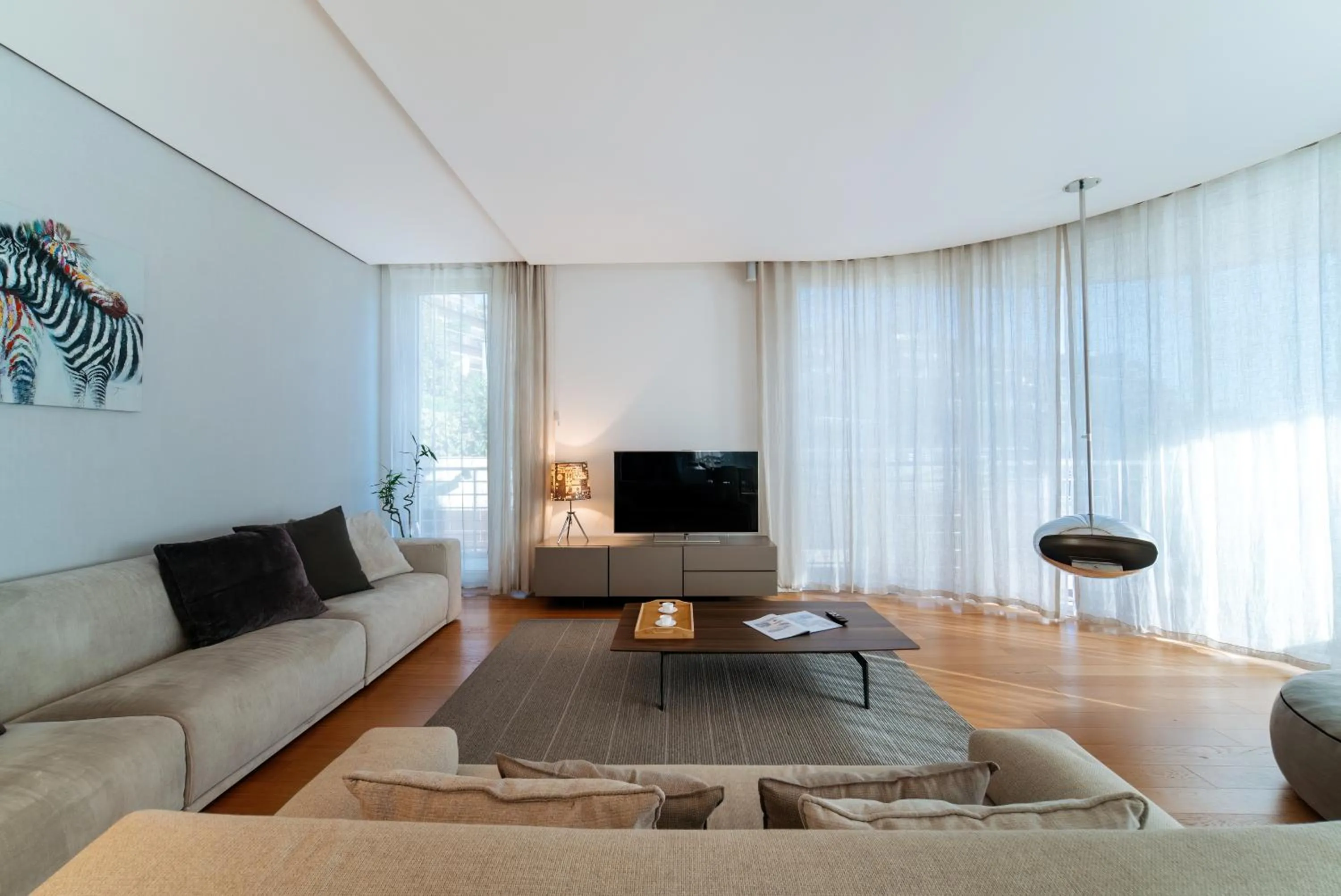 TV and multimedia in Luxury Waterfront Villa at Dukly Gardens