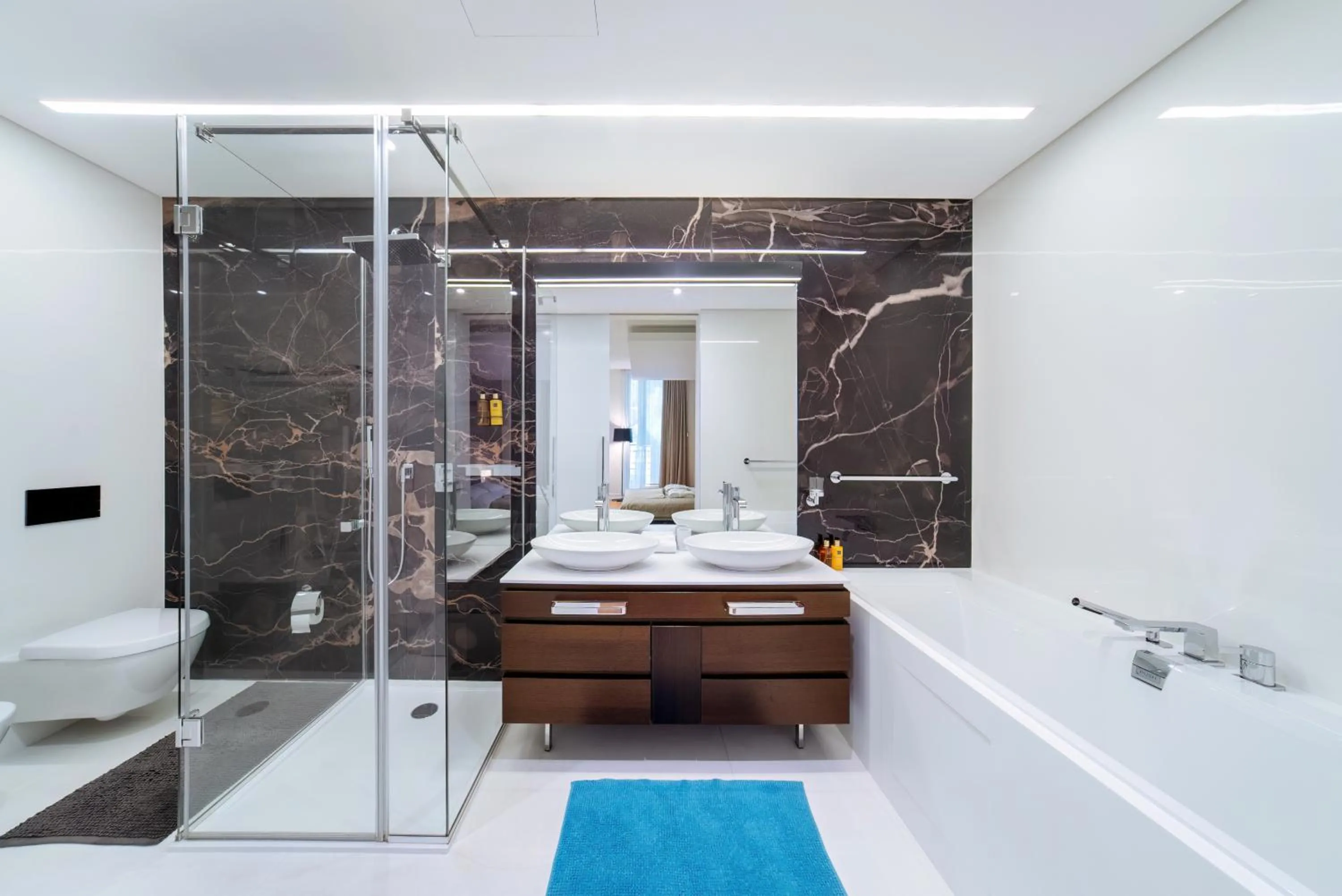 Shower in Luxury Waterfront Villa at Dukly Gardens