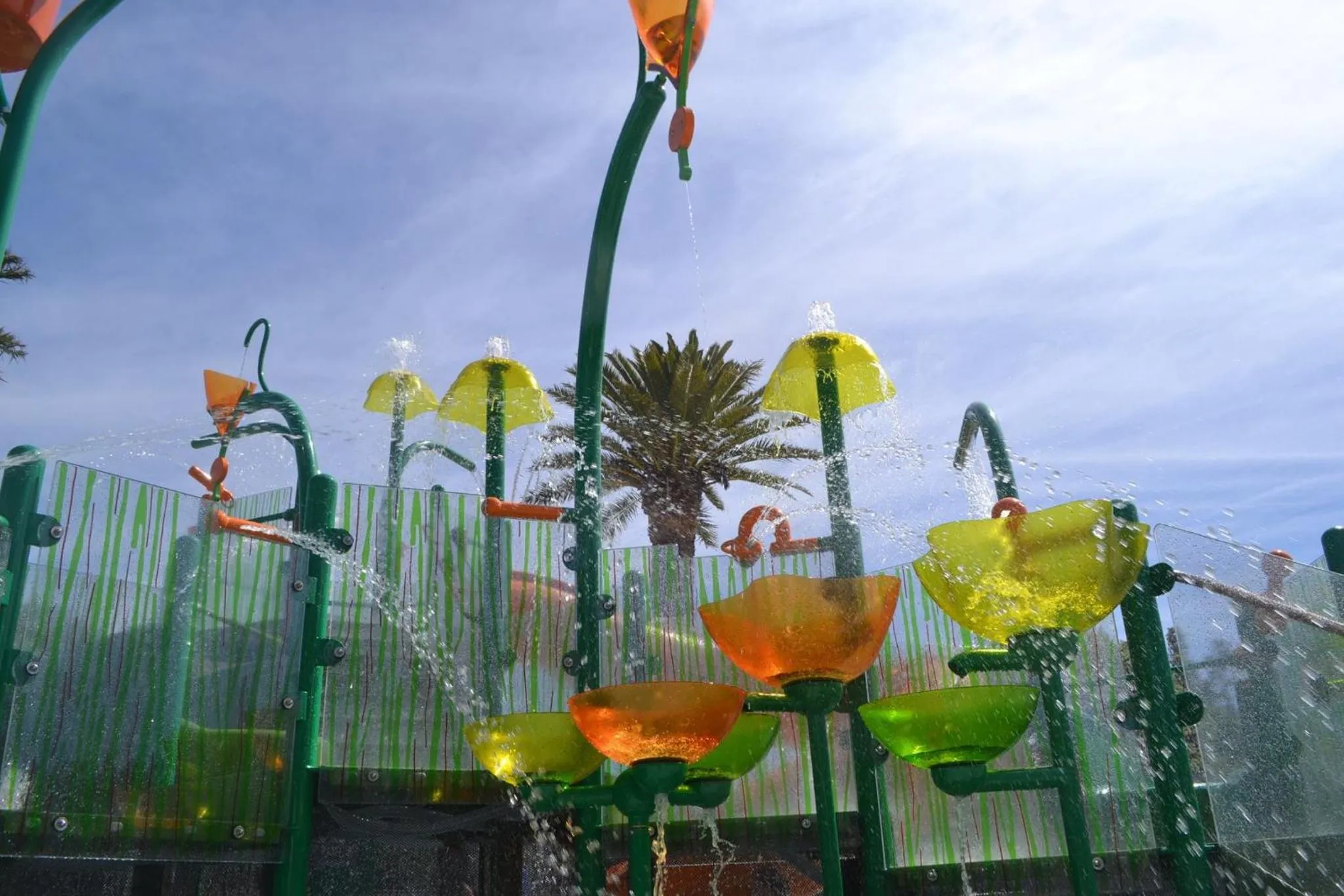 Aqua park in Yarrawonga Holiday Park