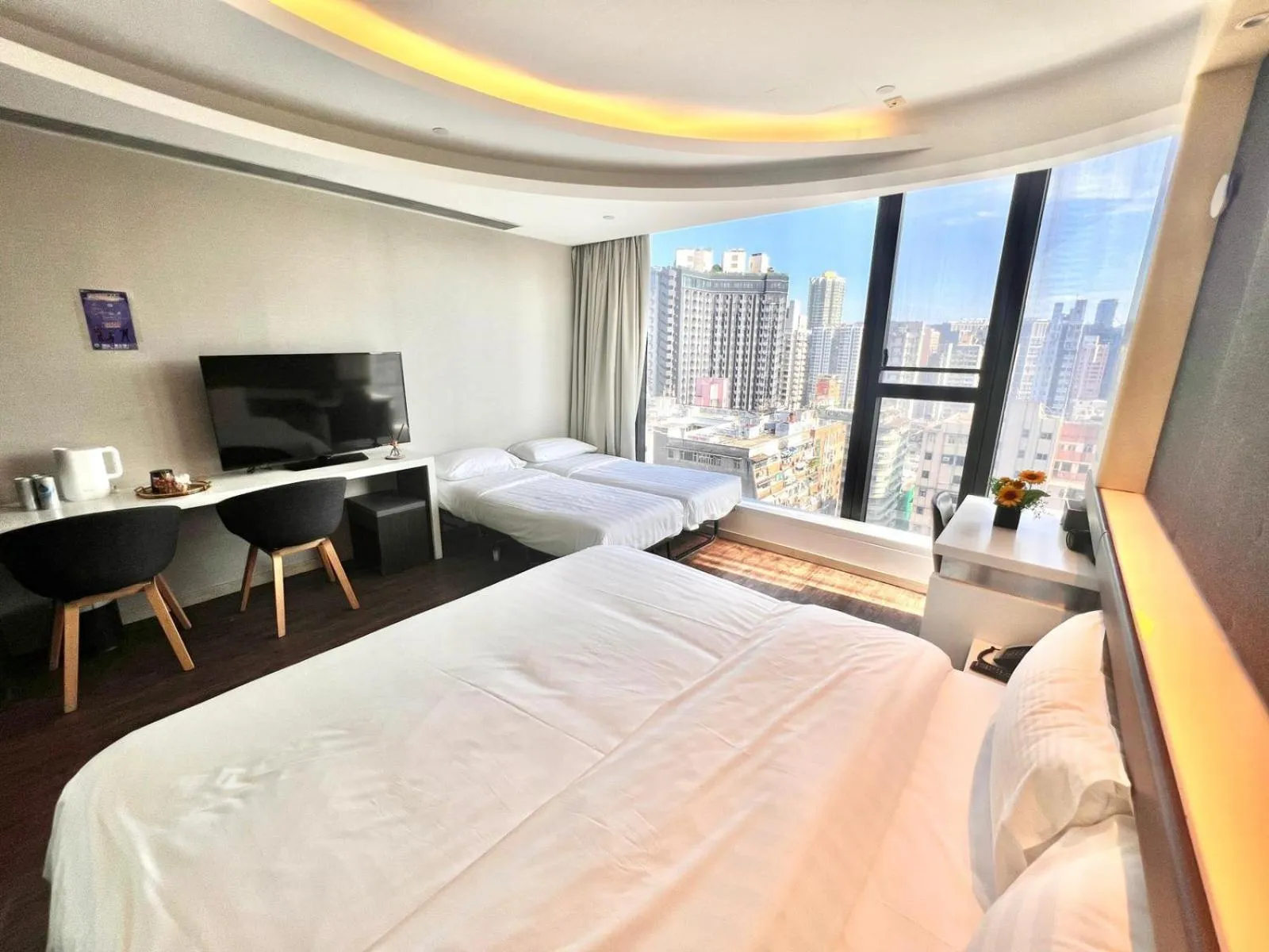 Bed in Epoch Hotel