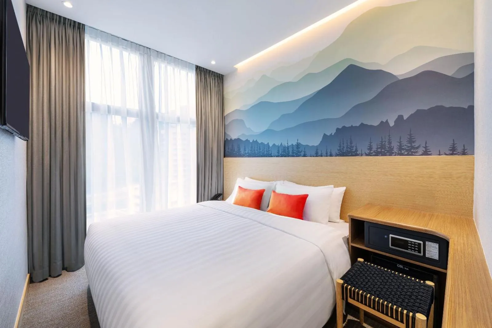 Bed in Hotel YX Lai Chi Kok