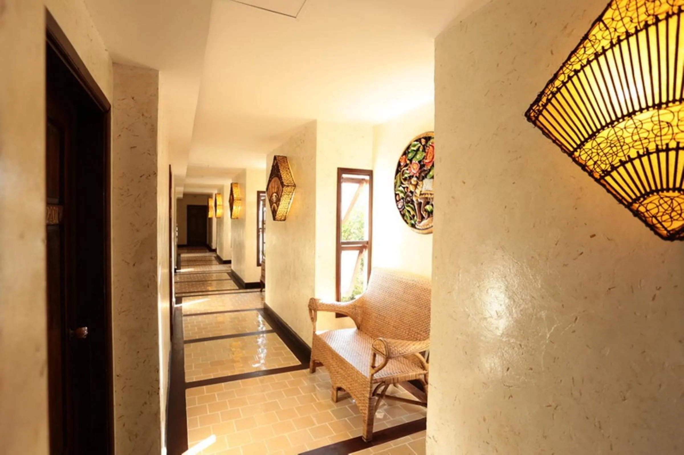 View (from property/room), Bed in Viang Thapae Resort