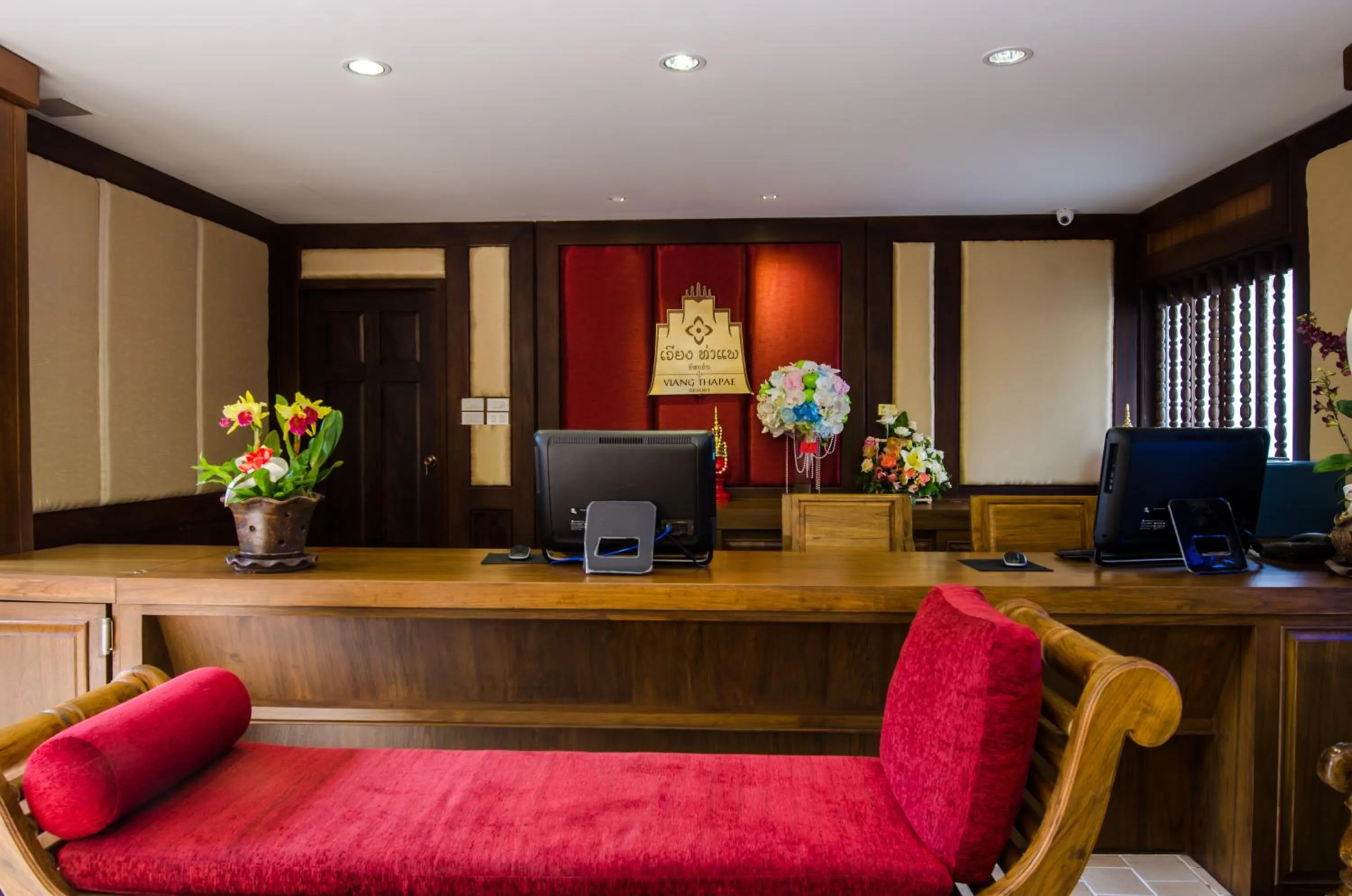 Lobby or reception in Viang Thapae Resort