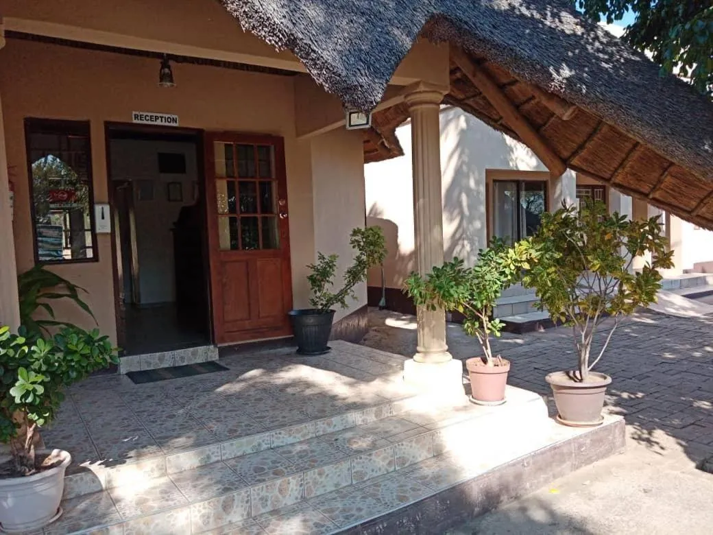 Facade/entrance in Nkanga Hotel