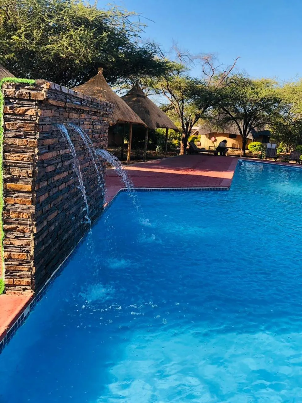 Swimming pool in Nkanga Hotel