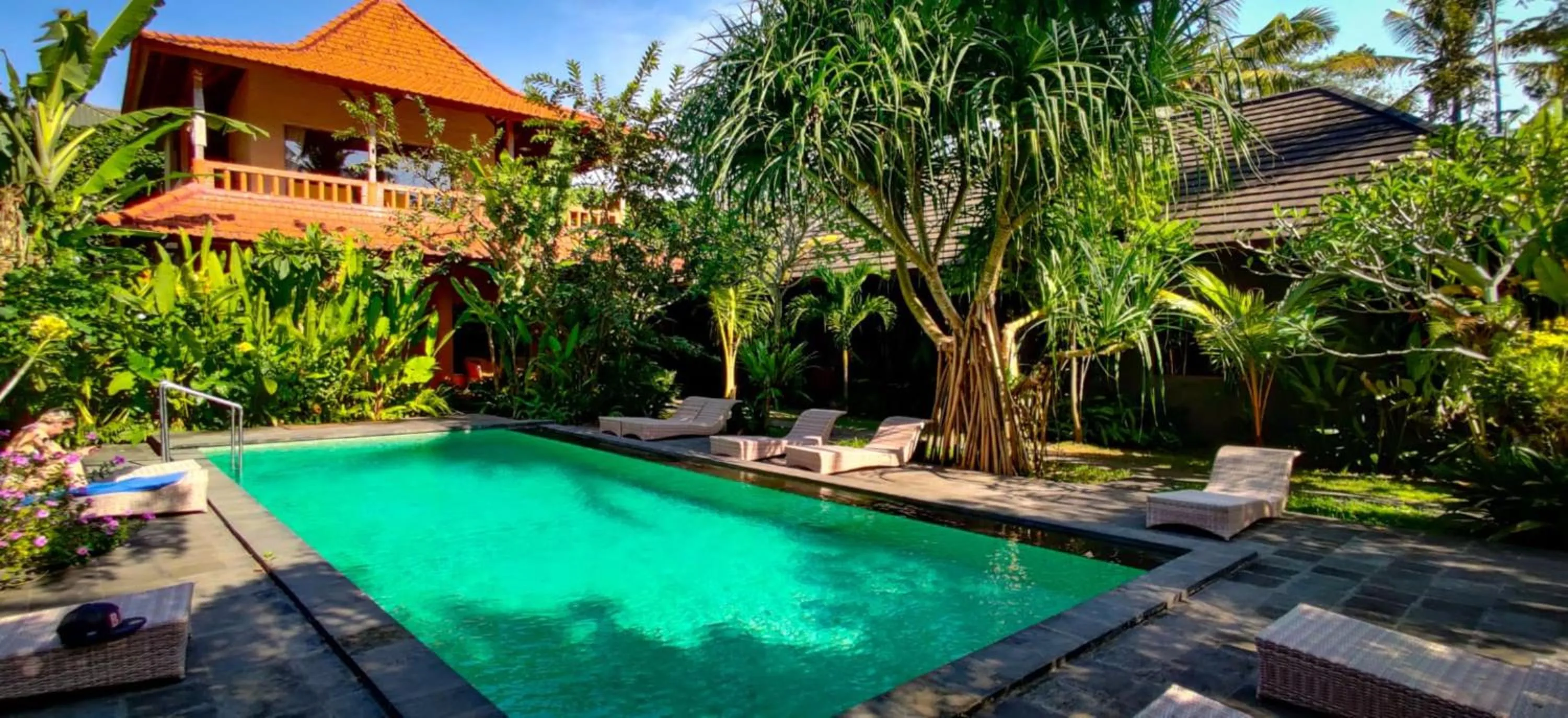 Swimming pool in Ubad Retreat