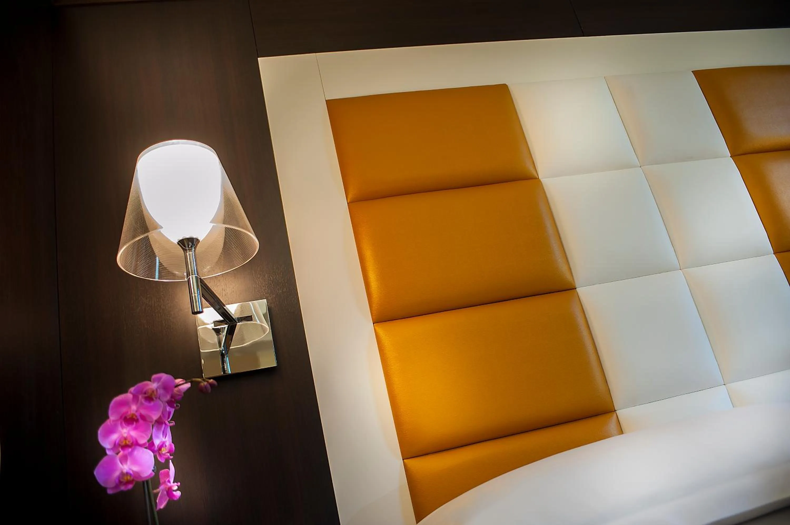 Decorative detail, Bed in DVE Suite Rome