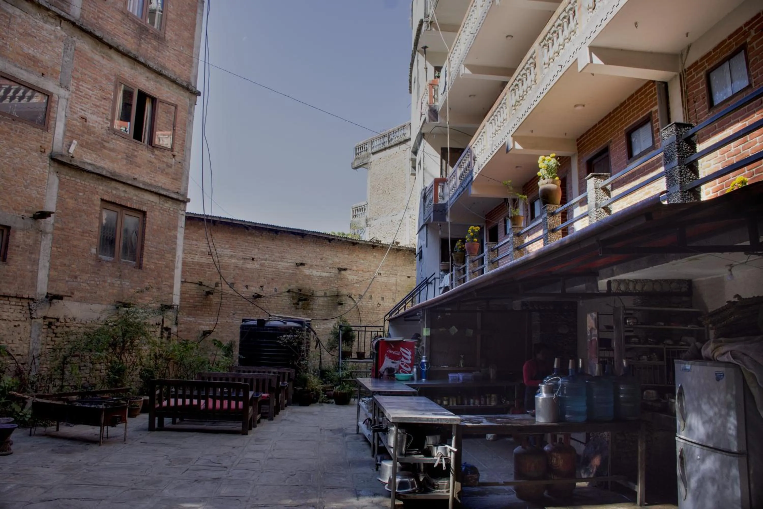 Patio in Langtang View Nagarkot Bed and Breakfast