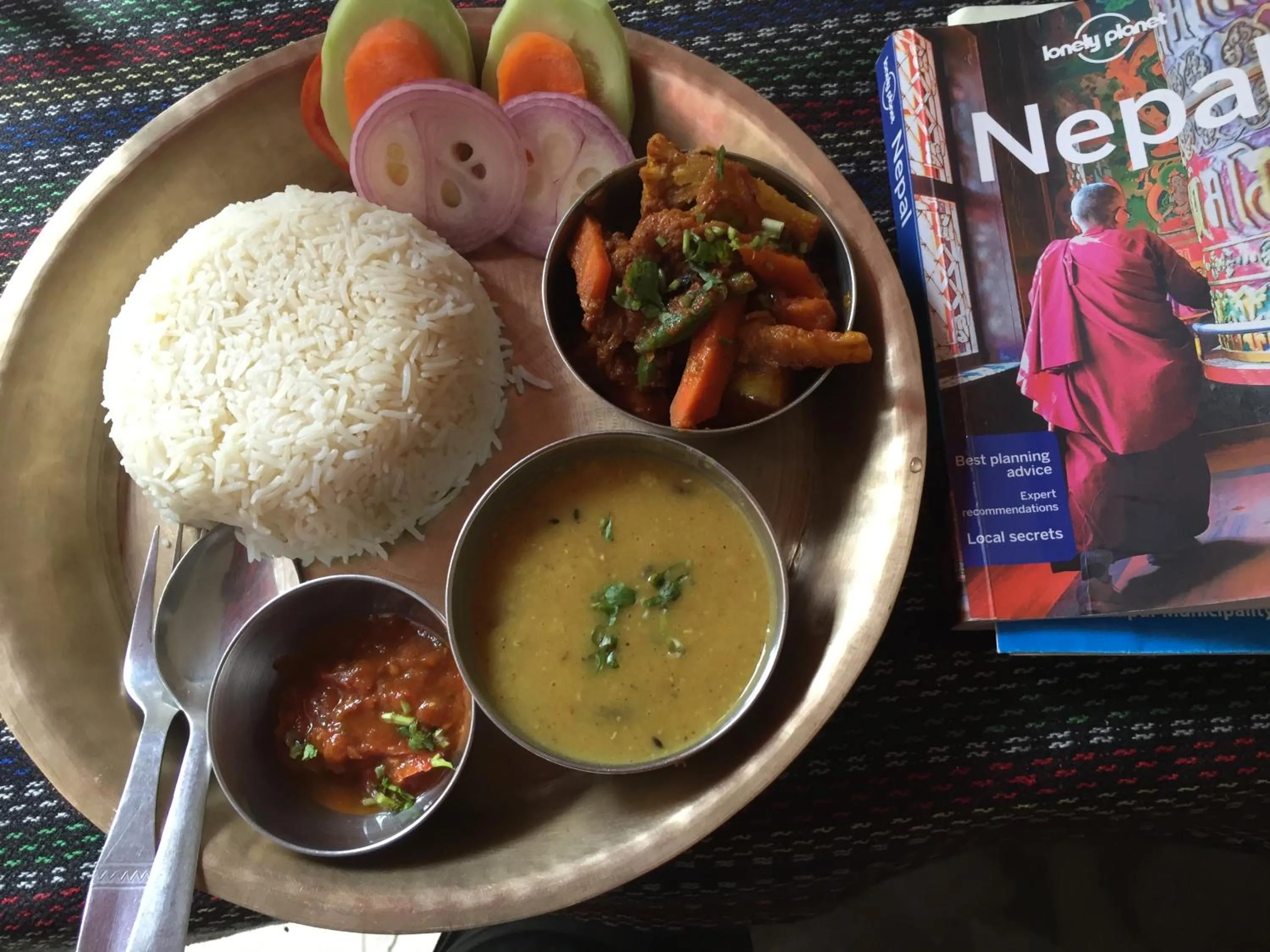 Dinner in Langtang View Nagarkot Bed and Breakfast