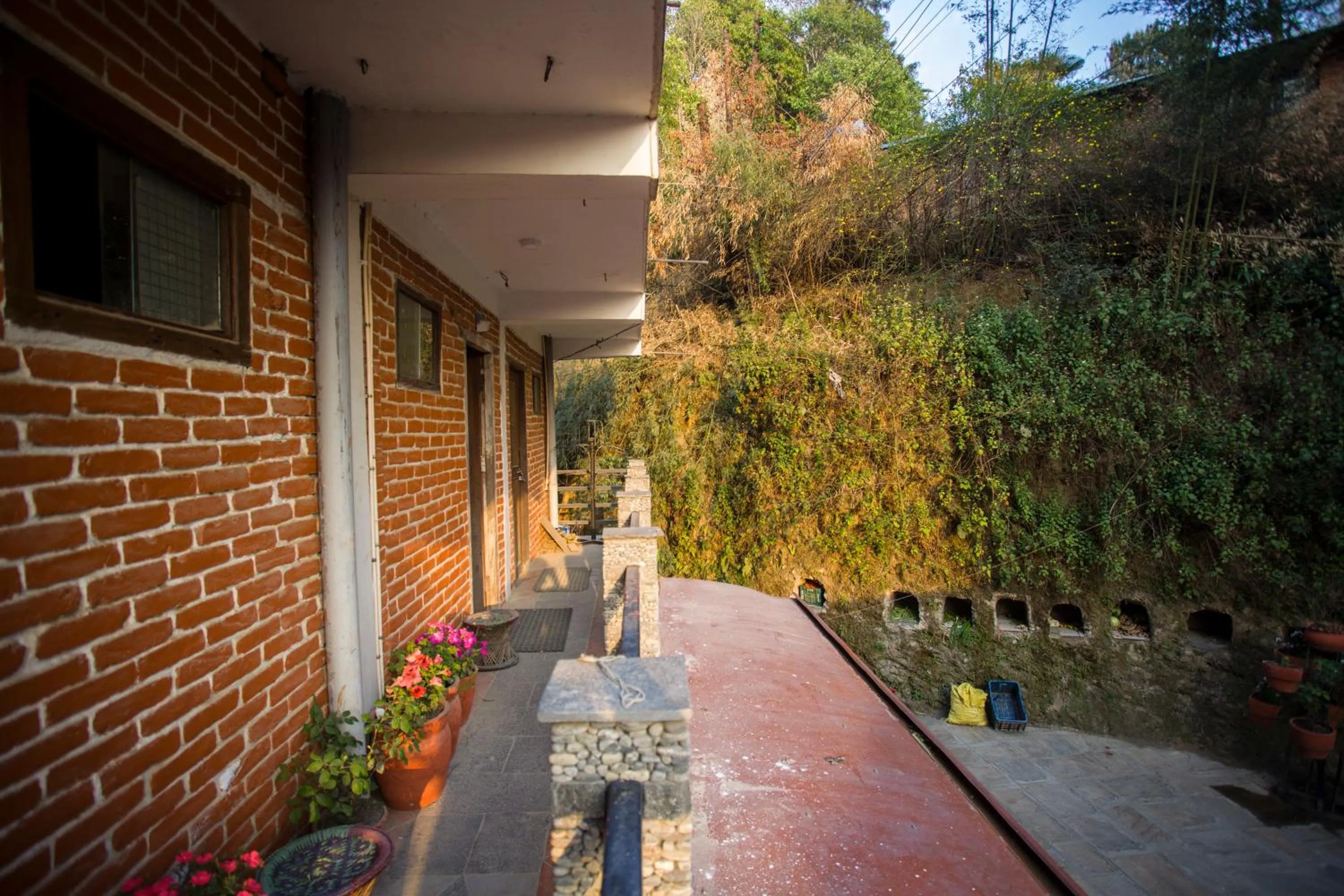 Balcony/Terrace in Langtang View Nagarkot Bed and Breakfast