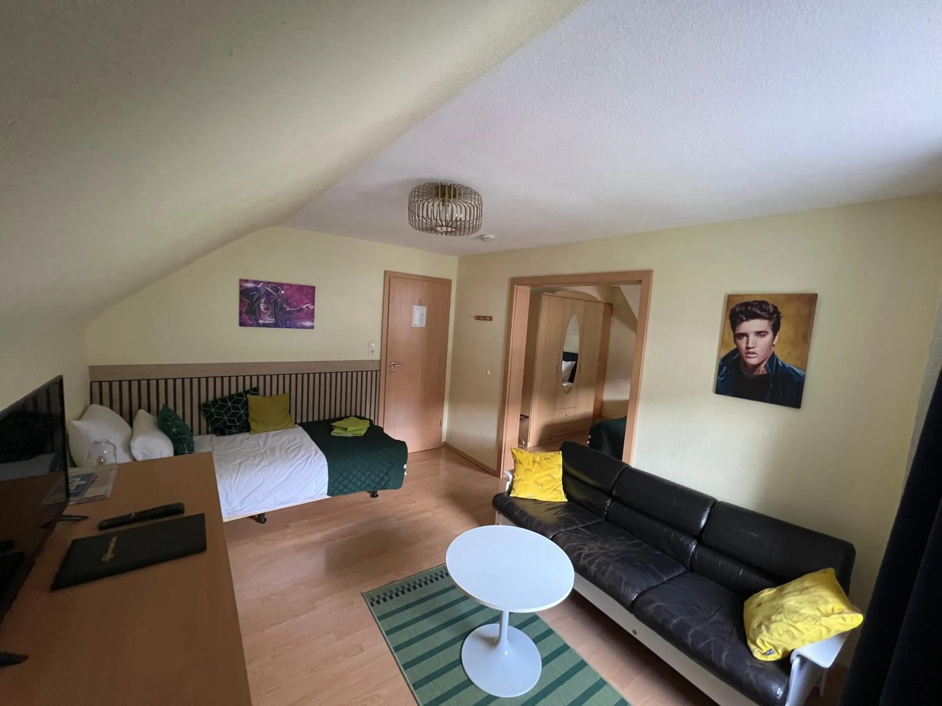 Bed in Am Obersee Hotel