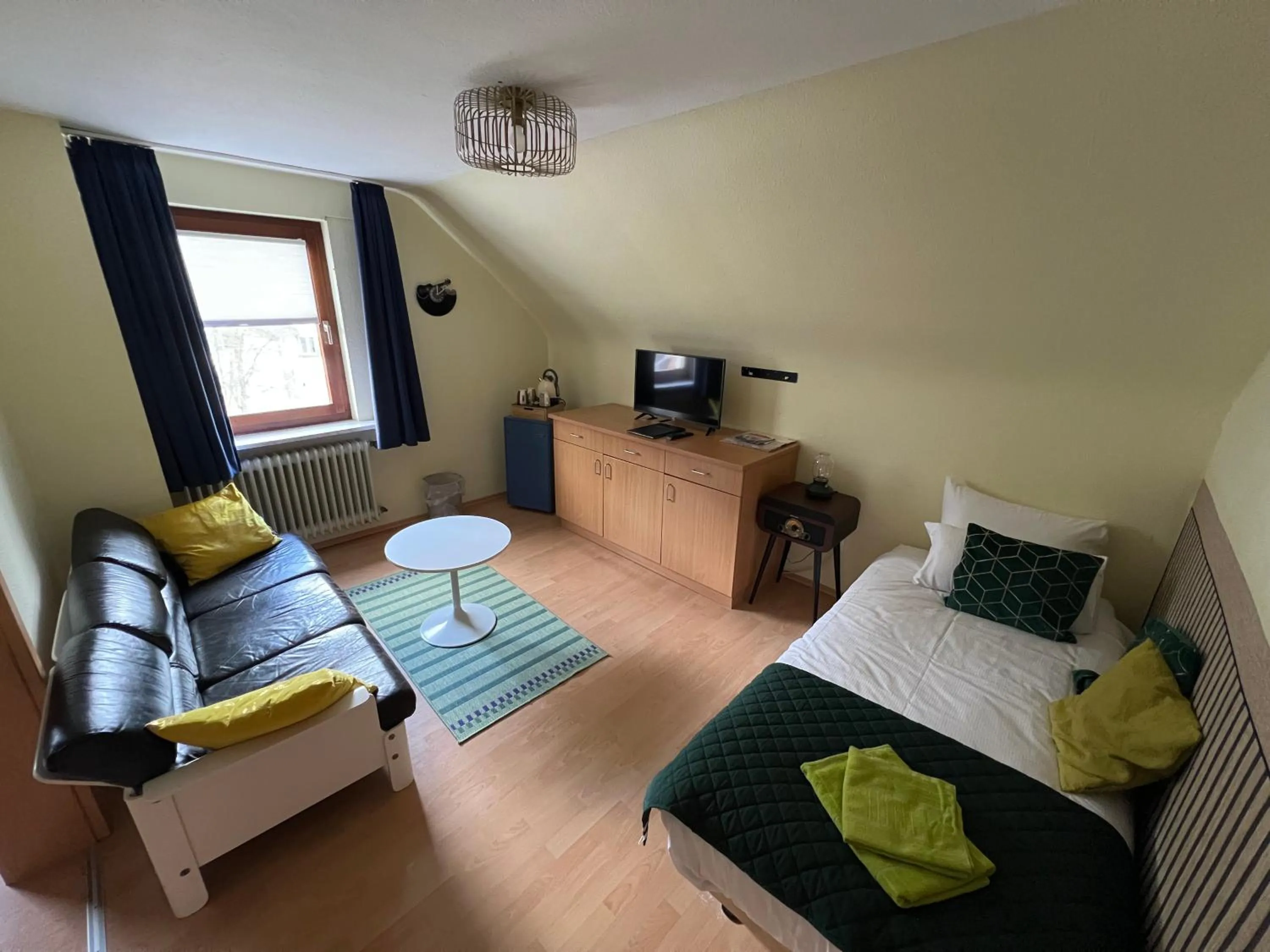 Bed in Am Obersee Hotel