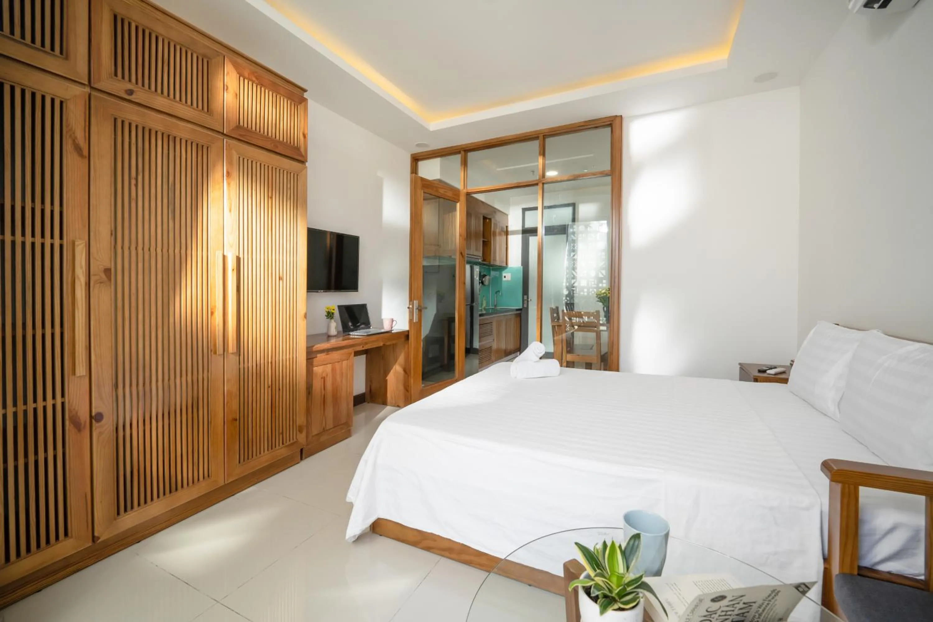 Photo of the whole room, Bed in Carol Homestay & Apartment Đà Nẵng 4