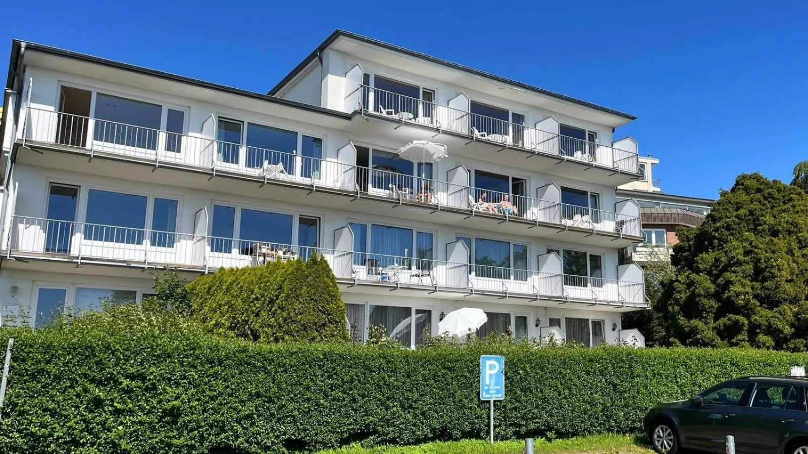 Property building in Hotel Zur schönen Aussicht