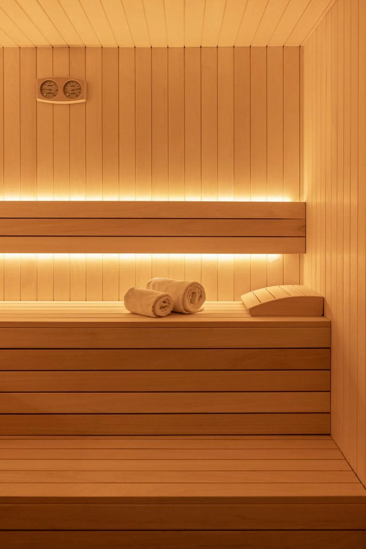 Sauna in Hôtel Ibaïa