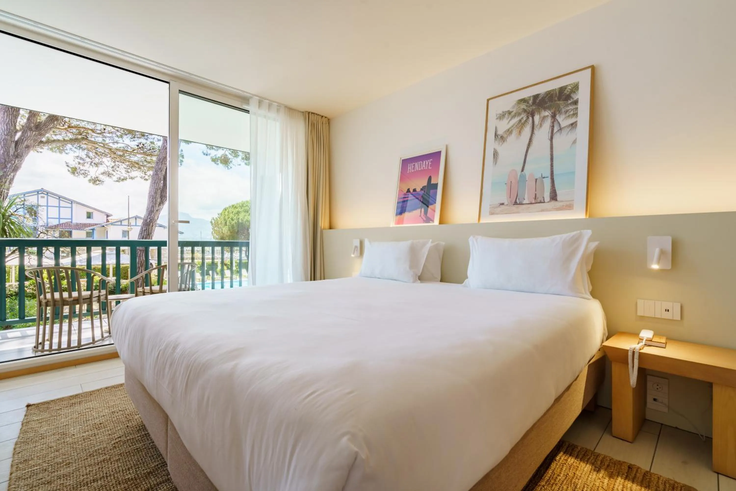 Bedroom, Bed in Hôtel Ibaïa