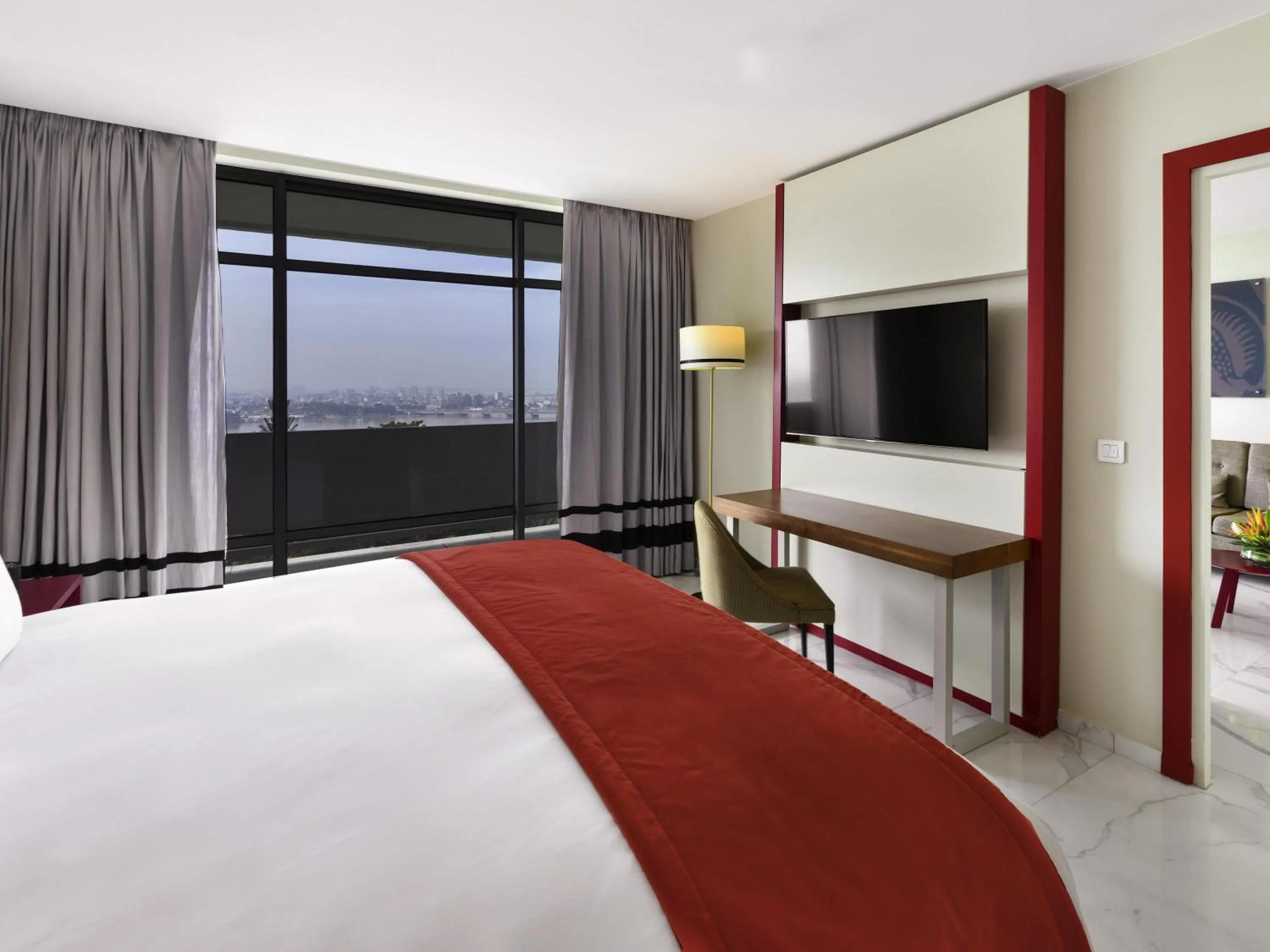 Bedroom, Bed in Sofitel Abidjan Hotel Ivoire