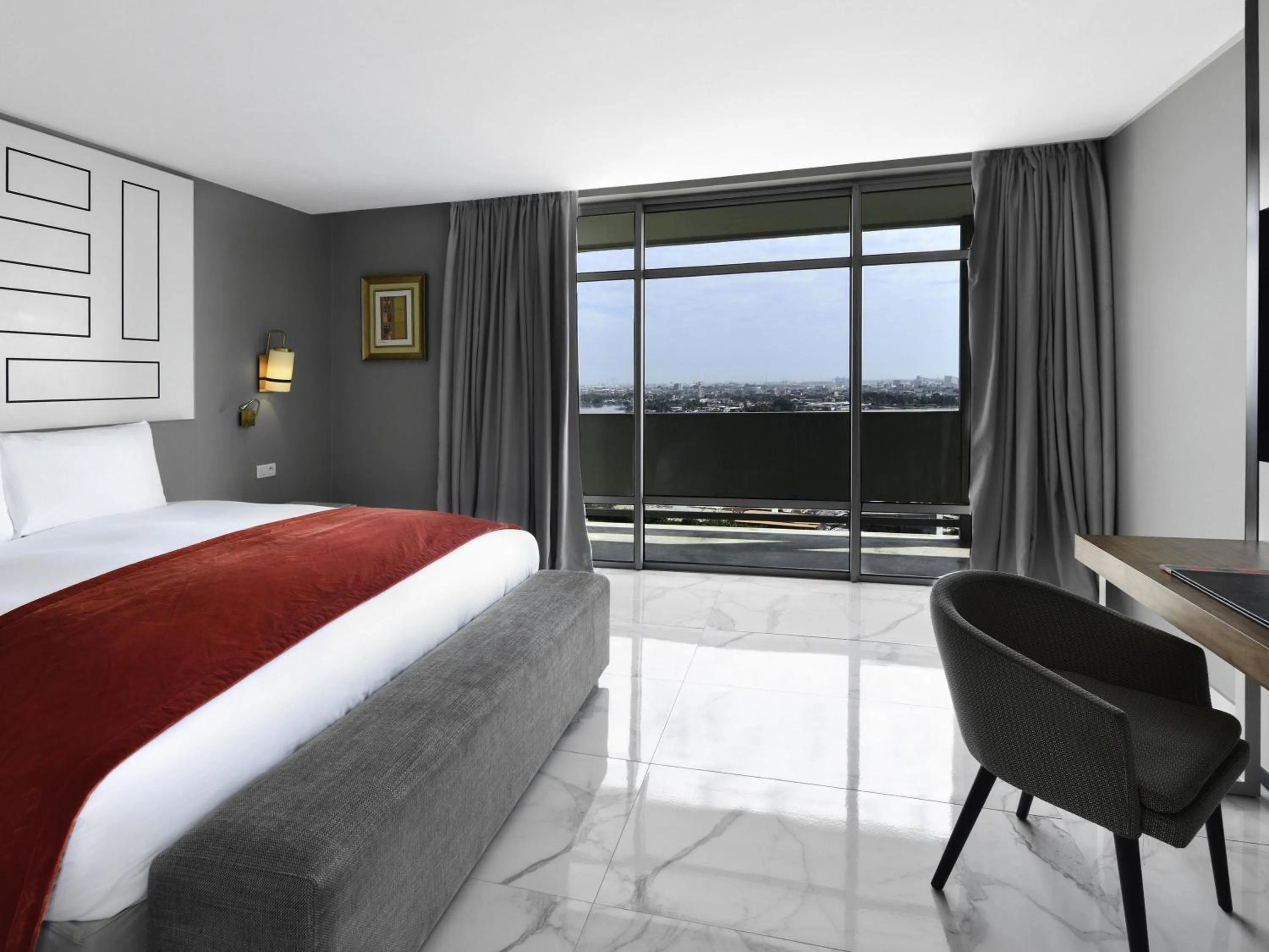 Bedroom, Bed in Sofitel Abidjan Hotel Ivoire