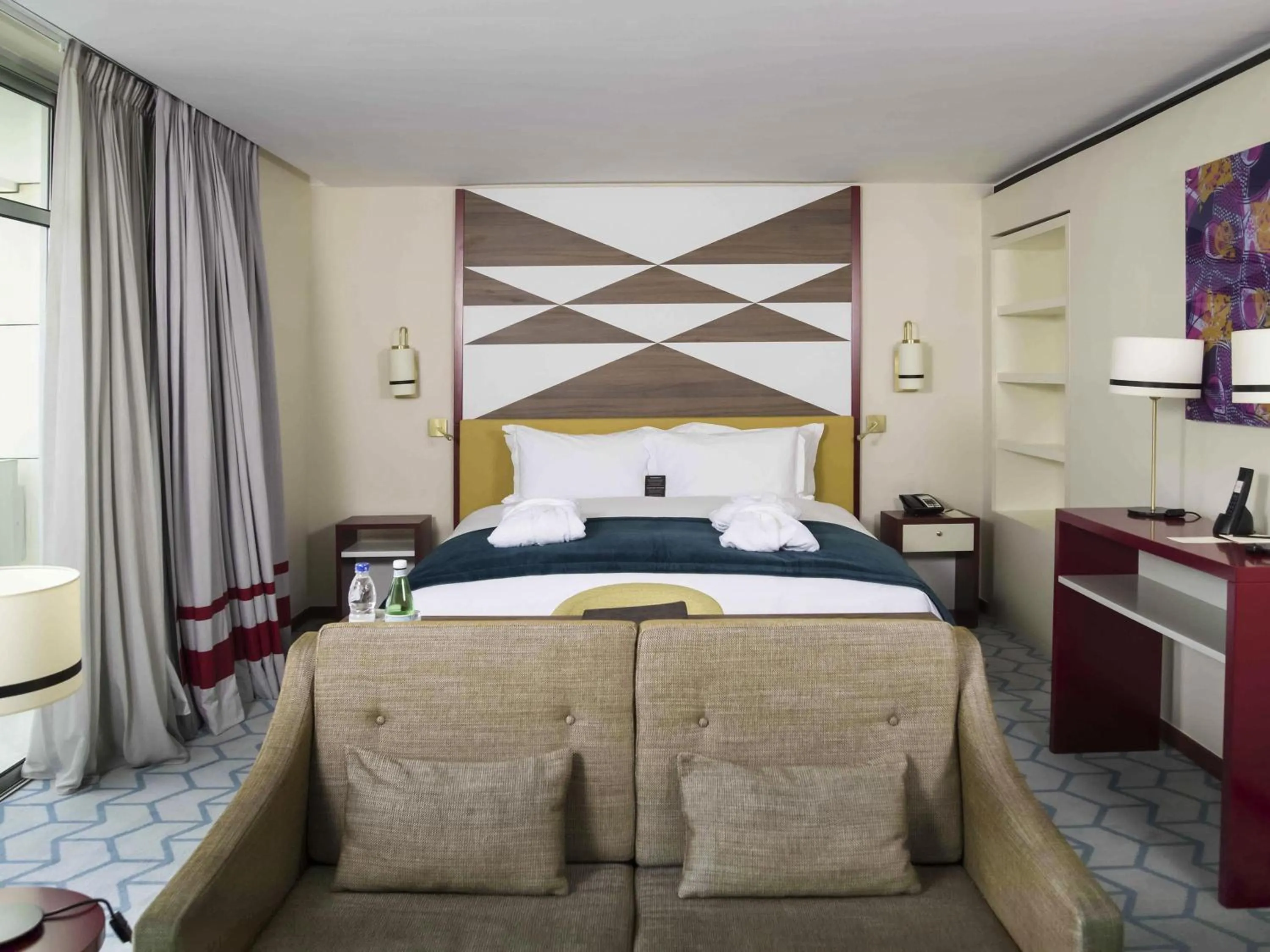 Bedroom, Bed in Sofitel Abidjan Hotel Ivoire