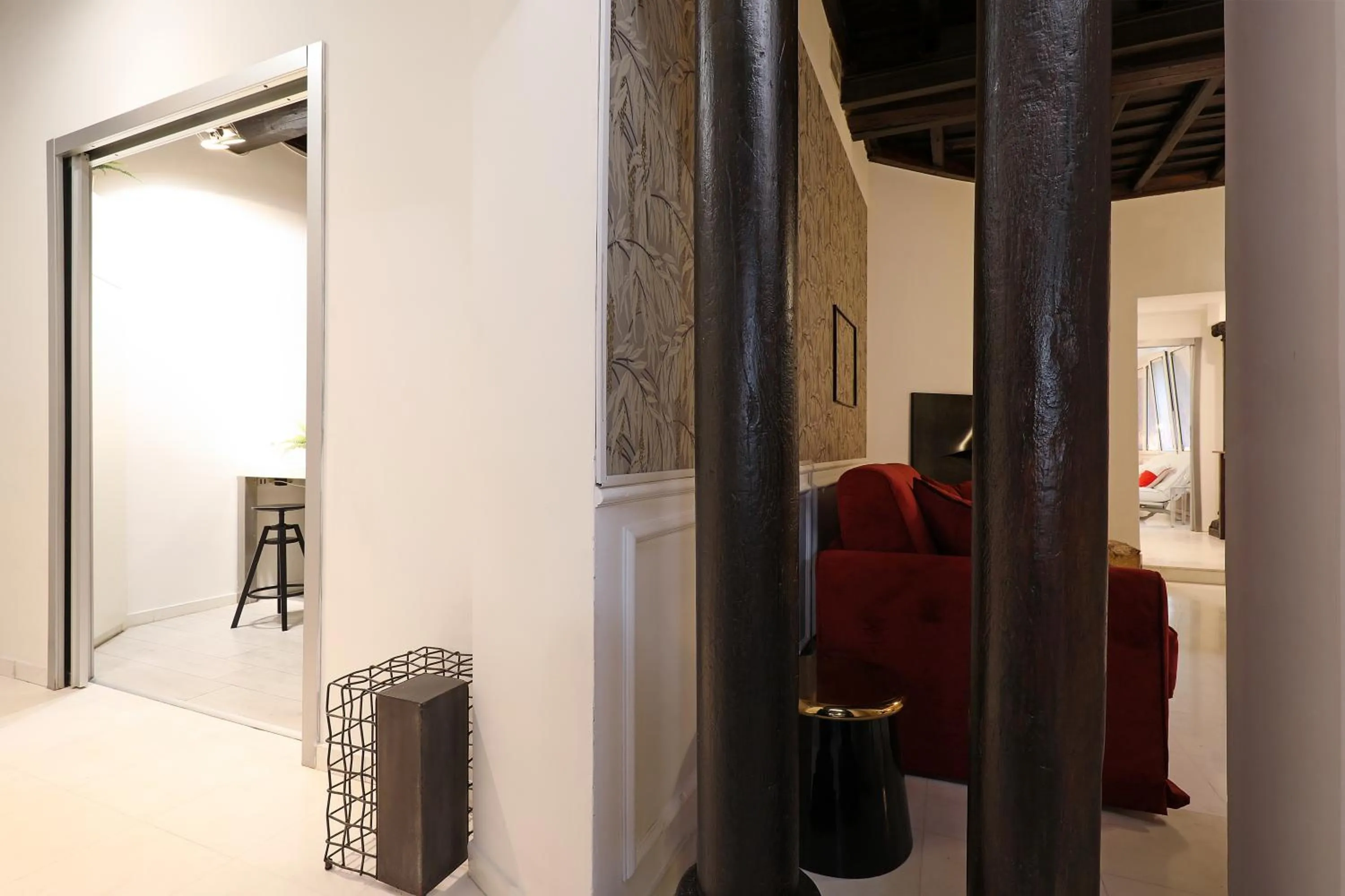 Seating area in Luxury Gambero apartment