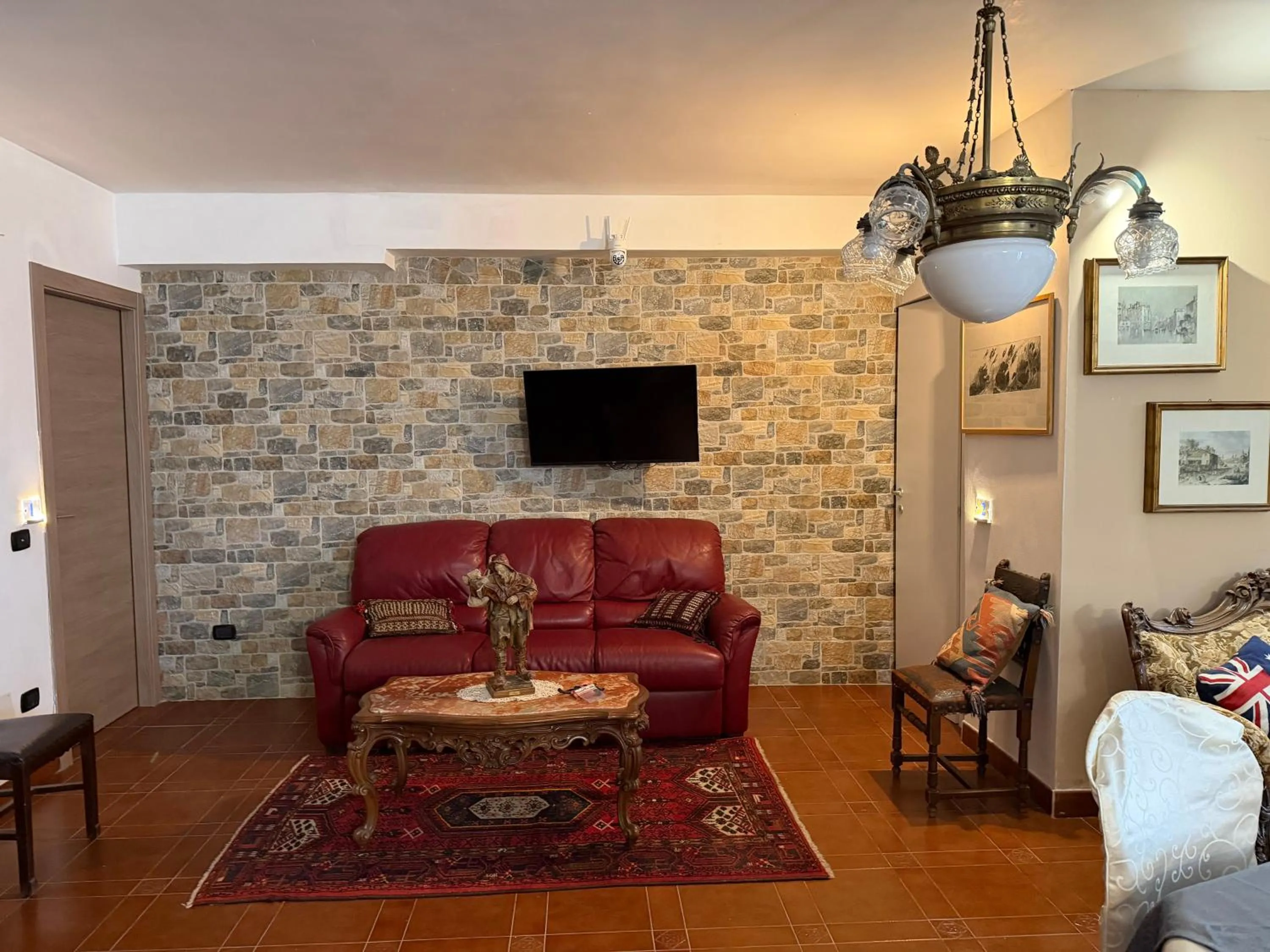 Seating area in B&B Luxury